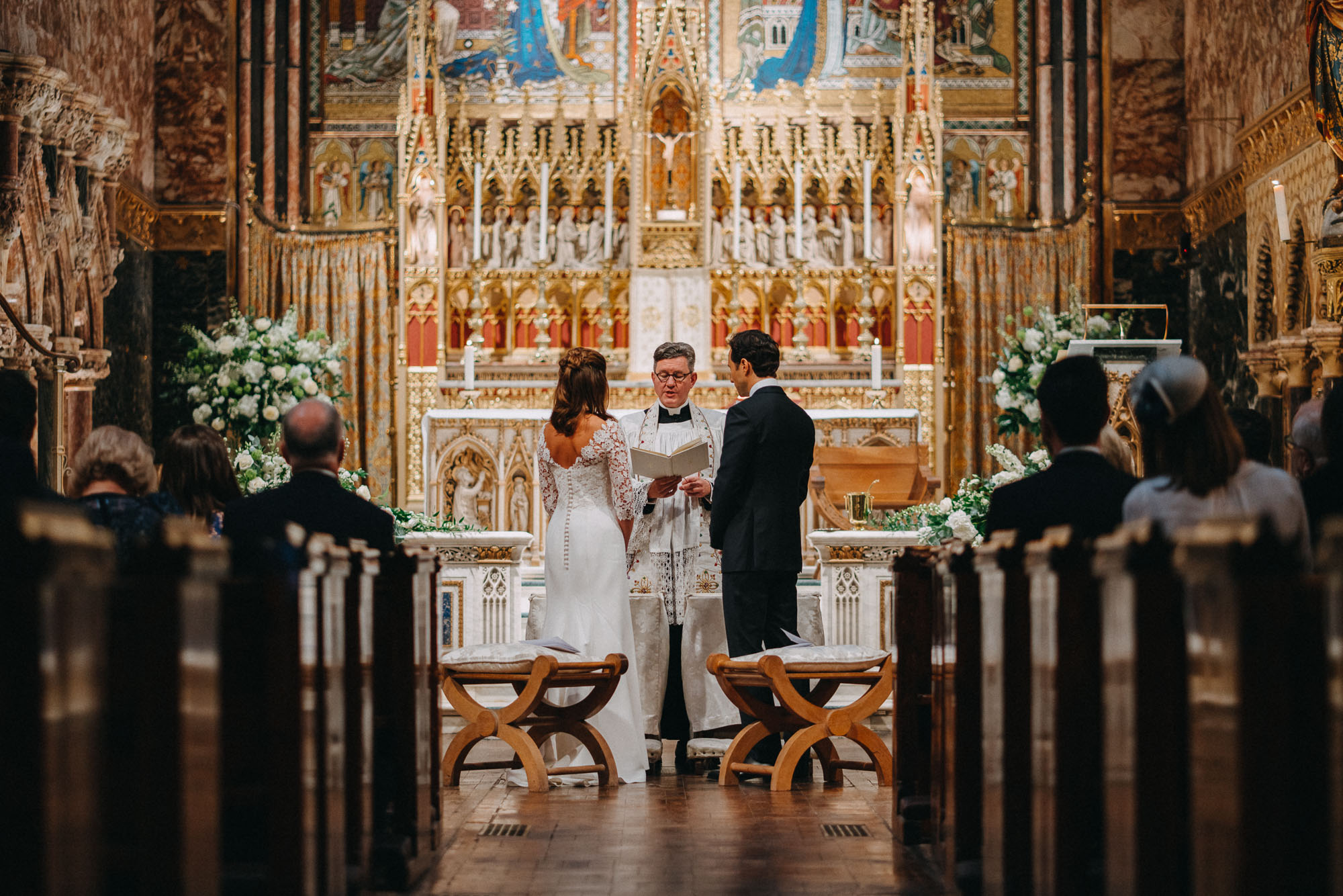 Farm Street Church Wedding, Mayfair