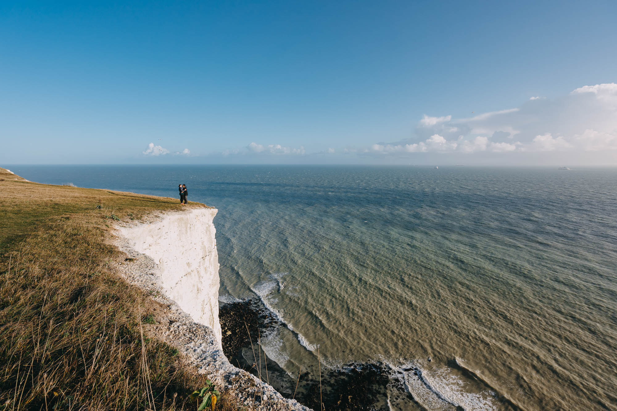 Surprise Proposal Photographer White Cliffs of Dover
