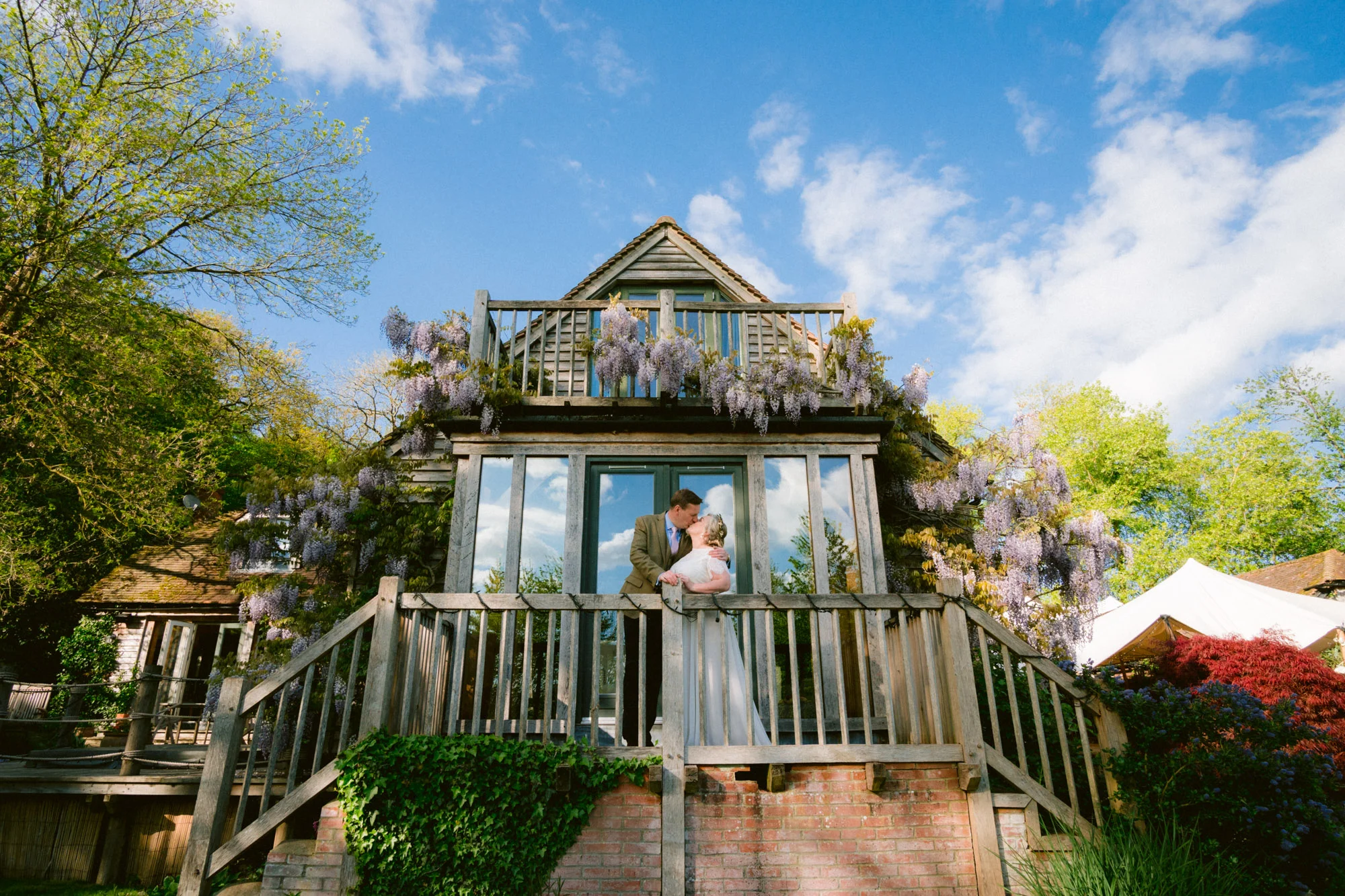 Bride and Groom portrait at the Copse Wedding Venue in Reading (Copy) (Copy) (Copy)