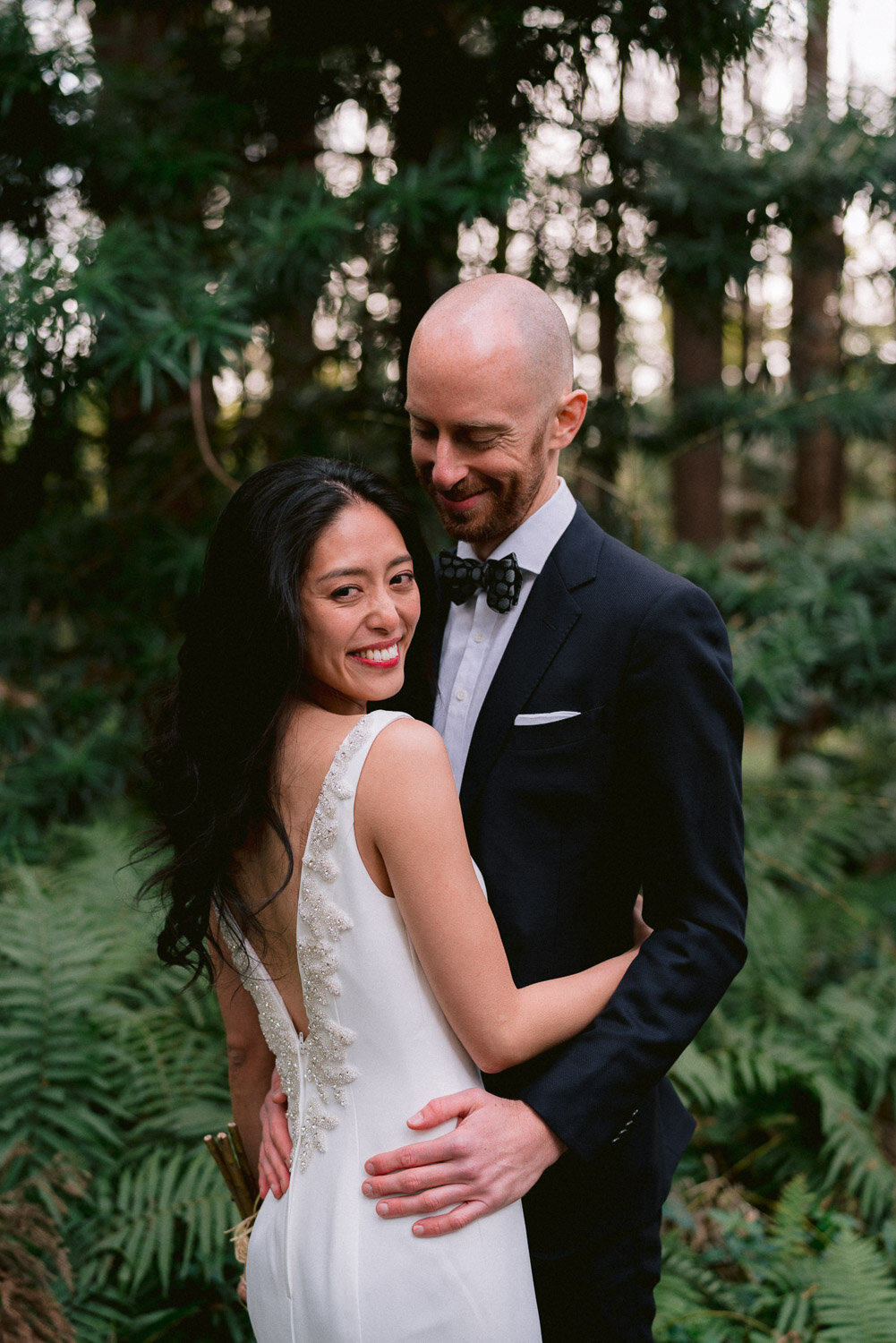 Natural and Candid Wedding Portrait in Tokyo, Japan