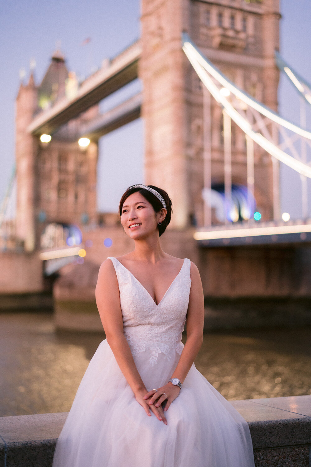 Wedding portrait in London