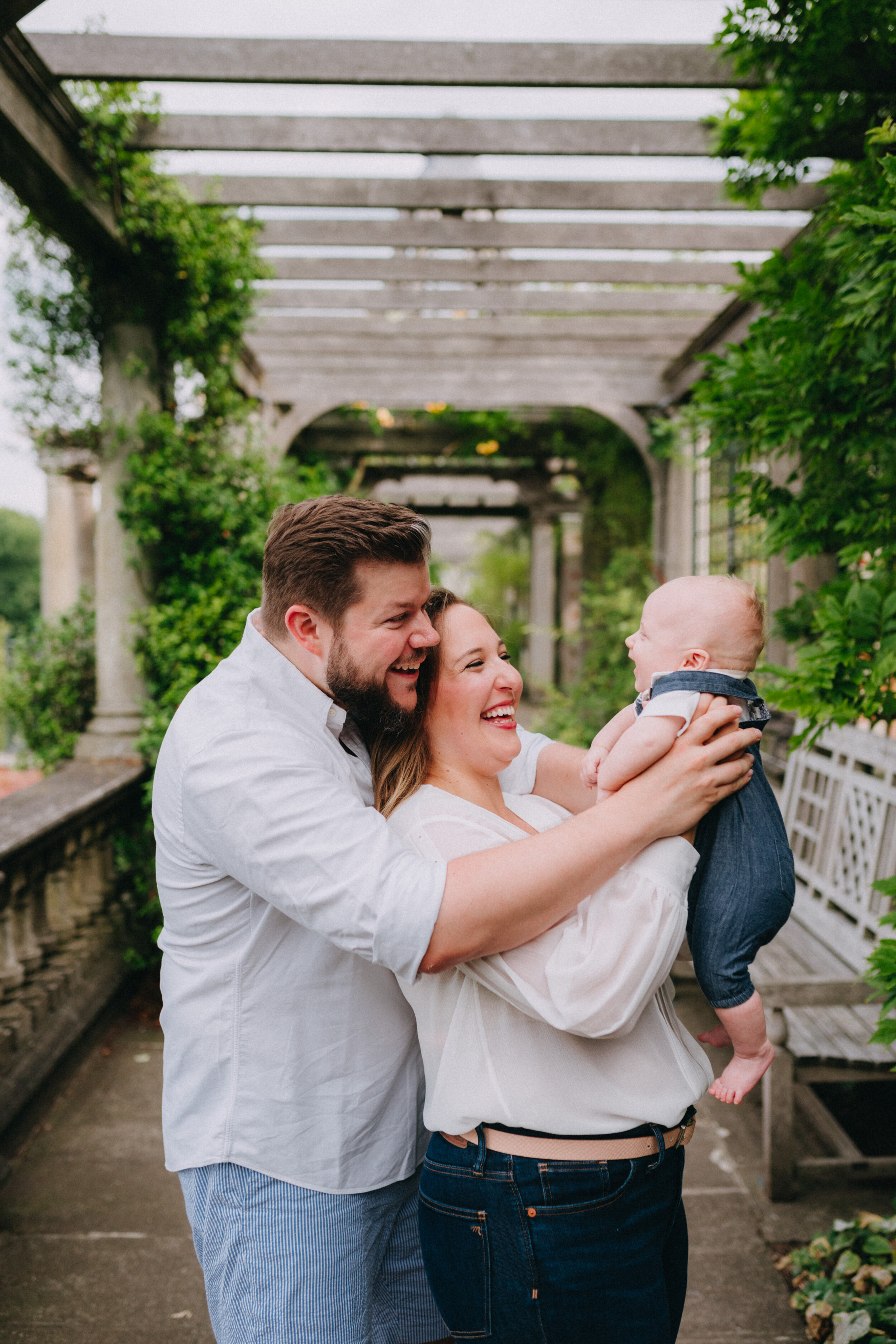Natural family portrait photographer in London