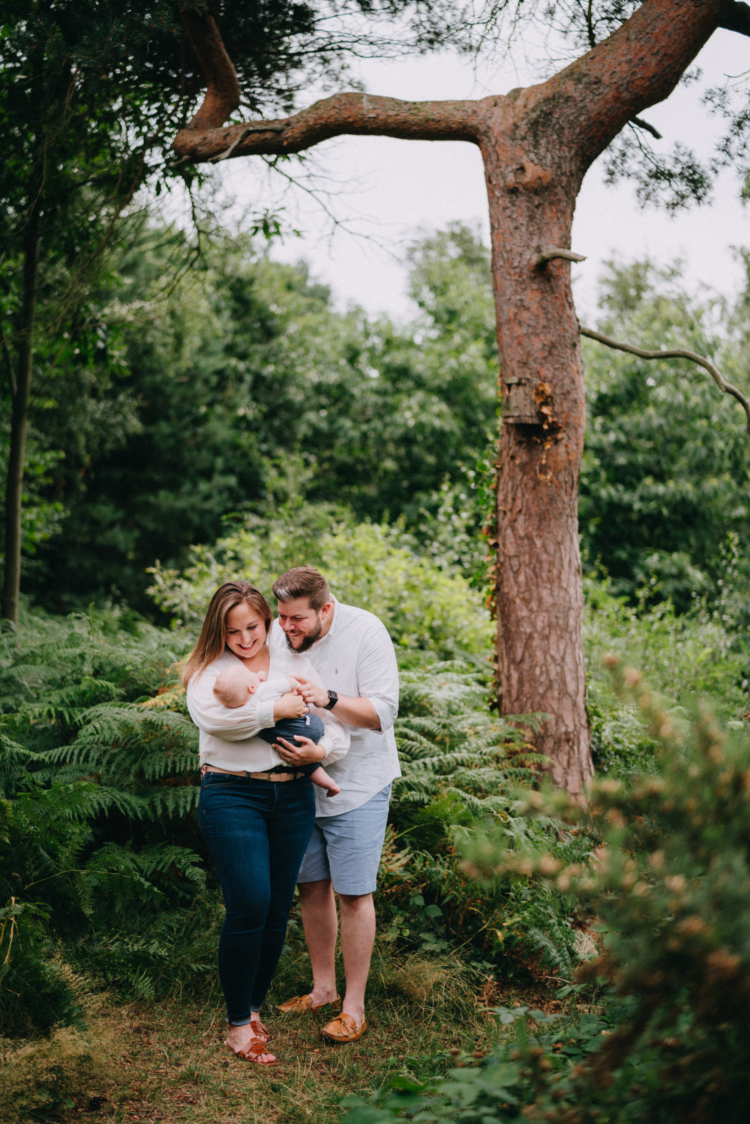 Natural family portrait photographer in London