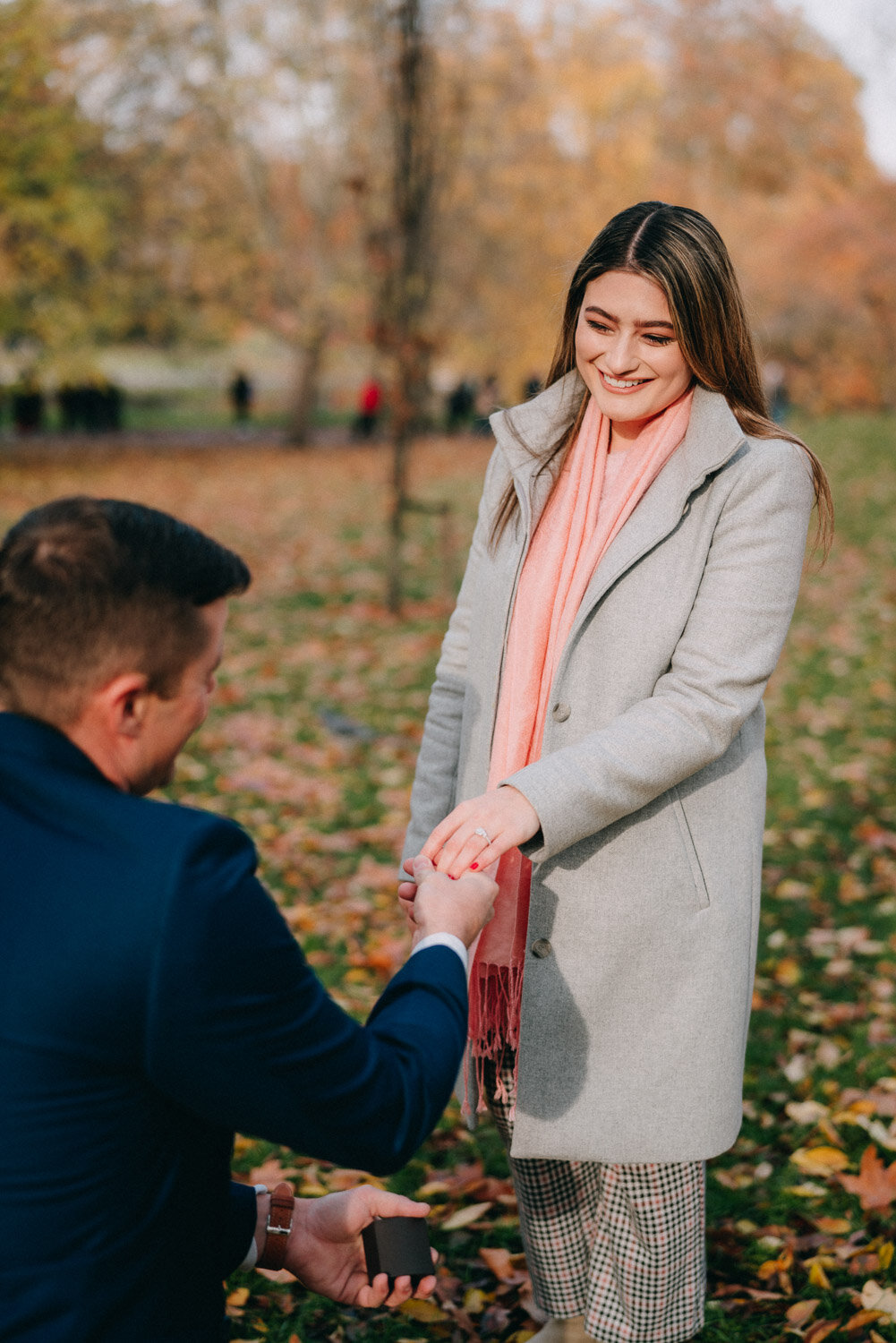 Surprise proposal photographer in London