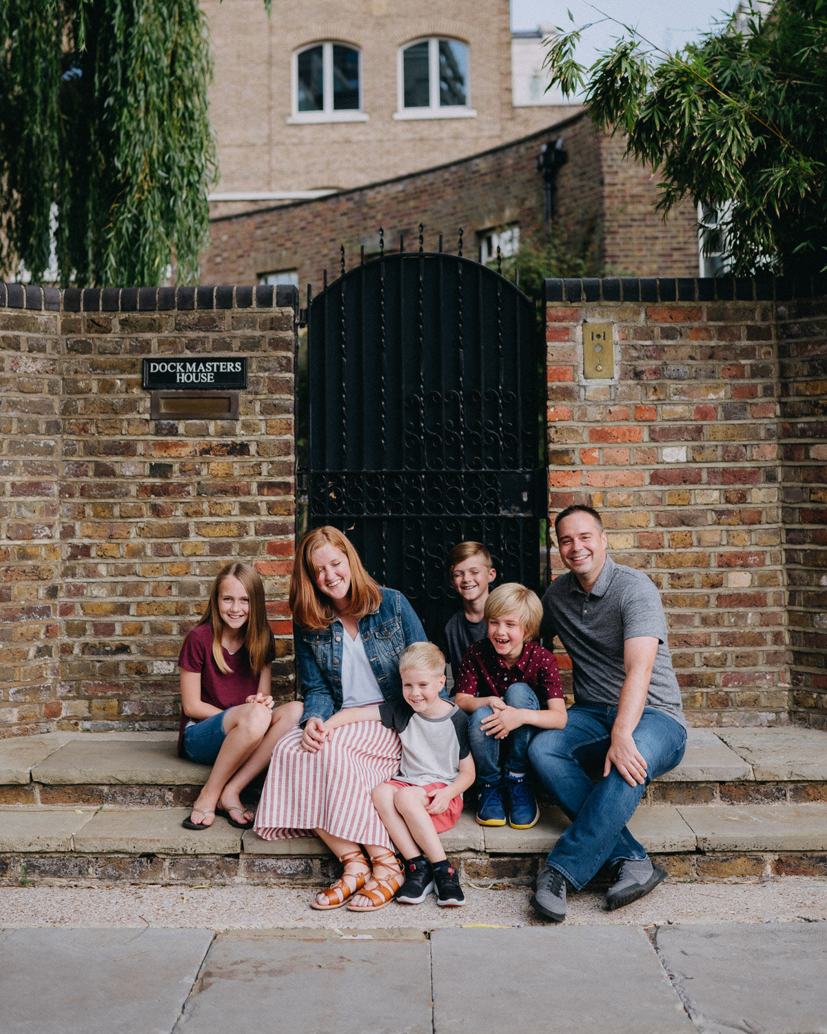 Natural family portraits in London