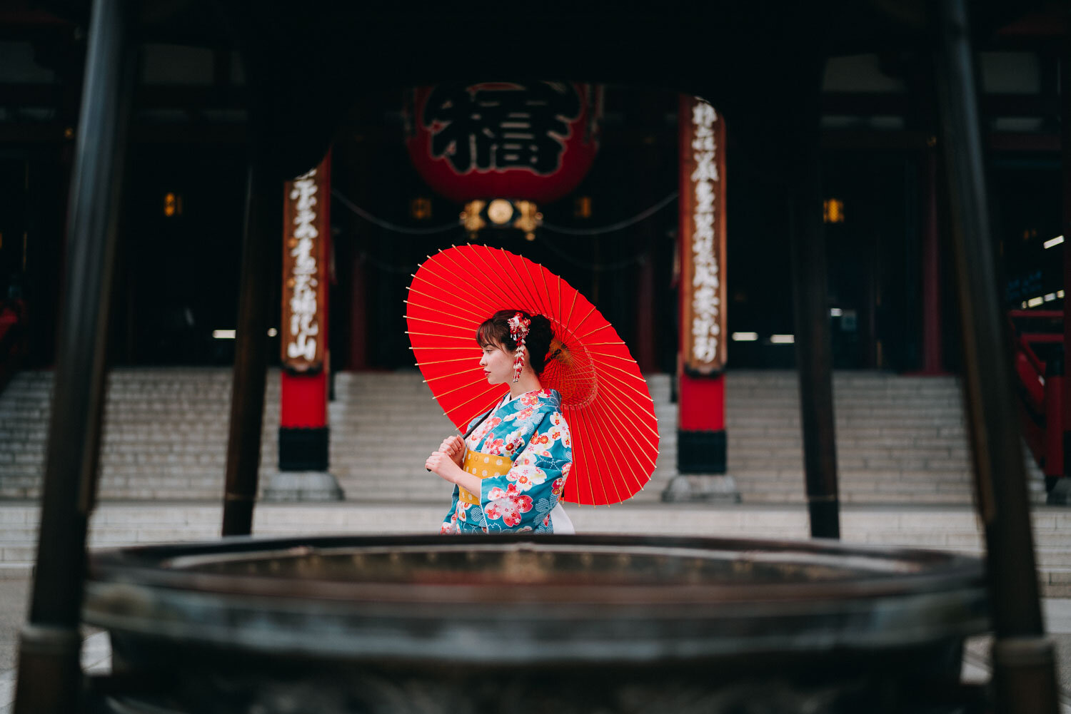 Styled Kimono photoshoot in Tokyo, Japan