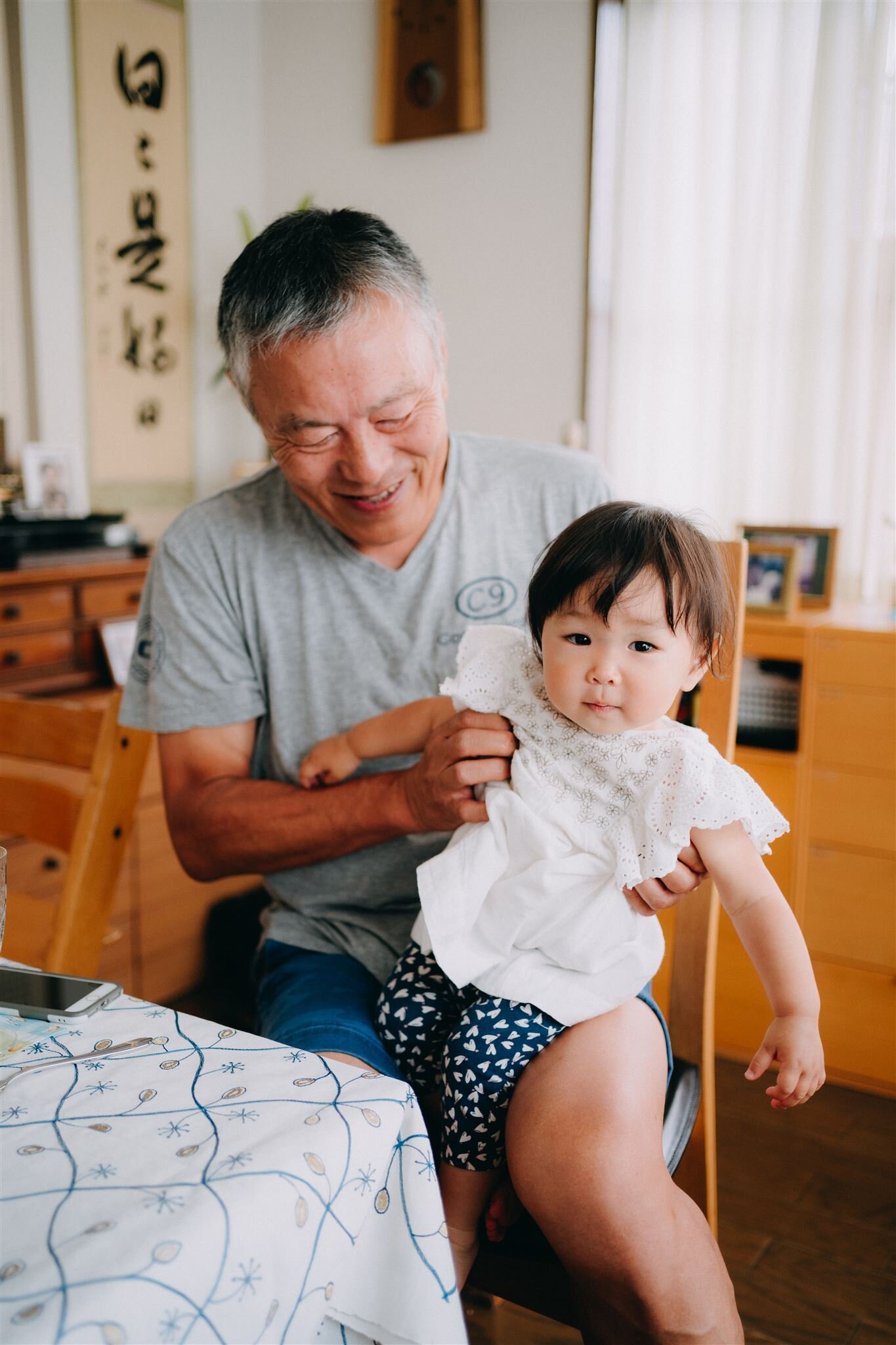 At home Family Portrait Photography Session in Tokyo