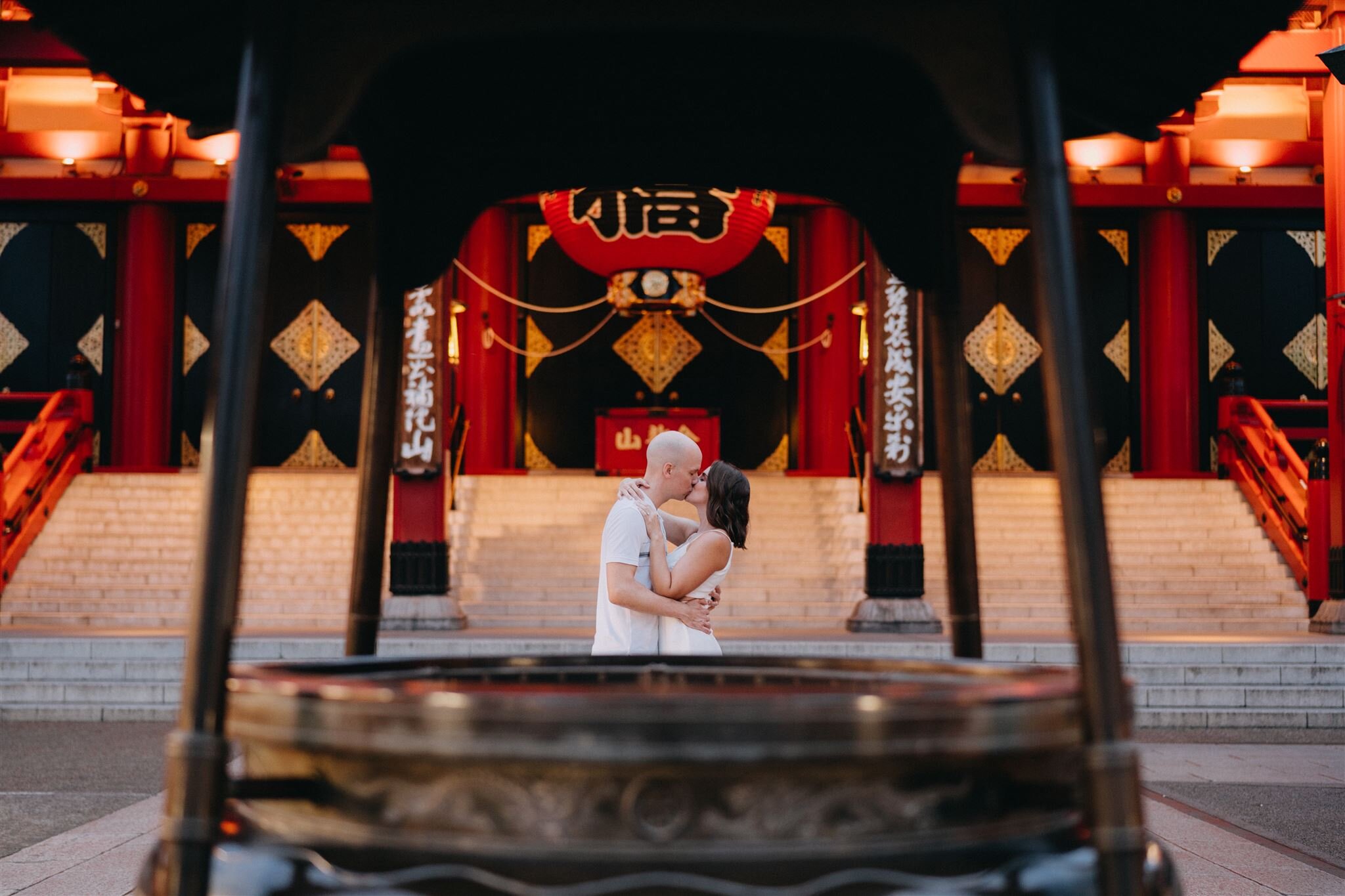 Couples Engagement Photoshoot in Asakusa, Tokyo