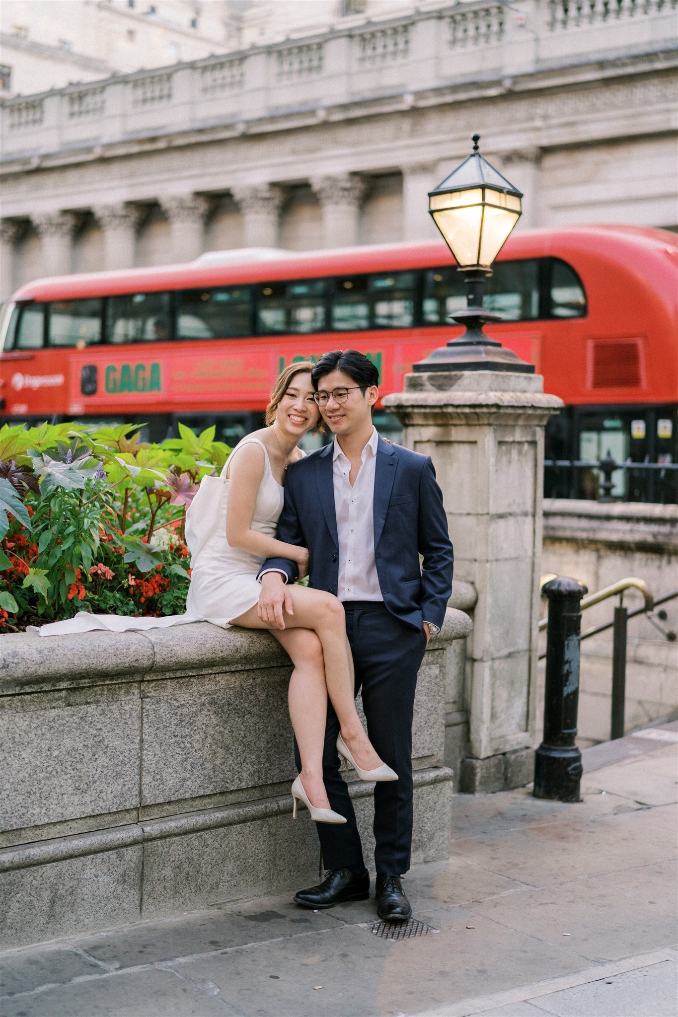 Couples portrait shoot in Bank, London