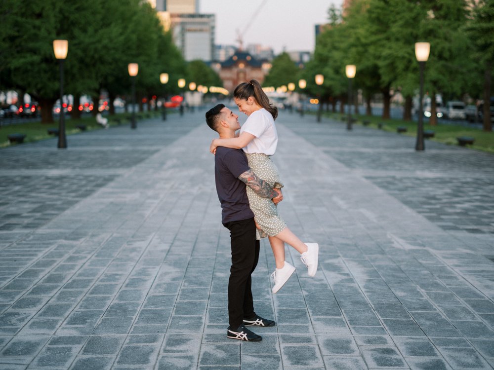 Engagement photoshoot in Tokyo, Japan