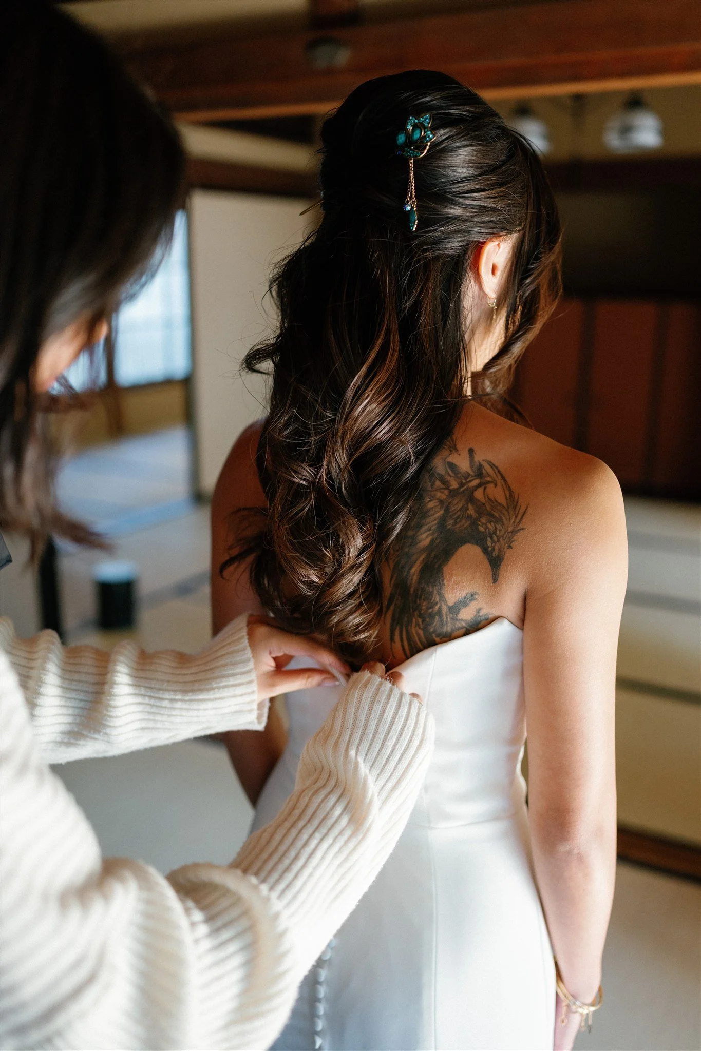 Getting Ready Photo - Tokyo Elopement