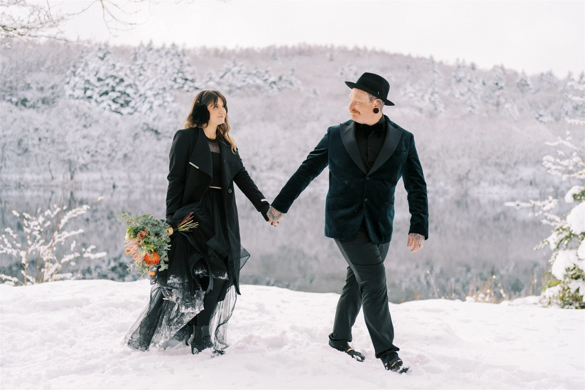 A Winter Elopement in Nagano’s Snowy Mountains
