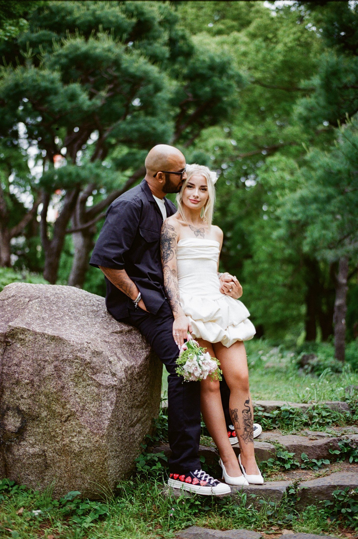 Tokyo elopement photographed on analog film