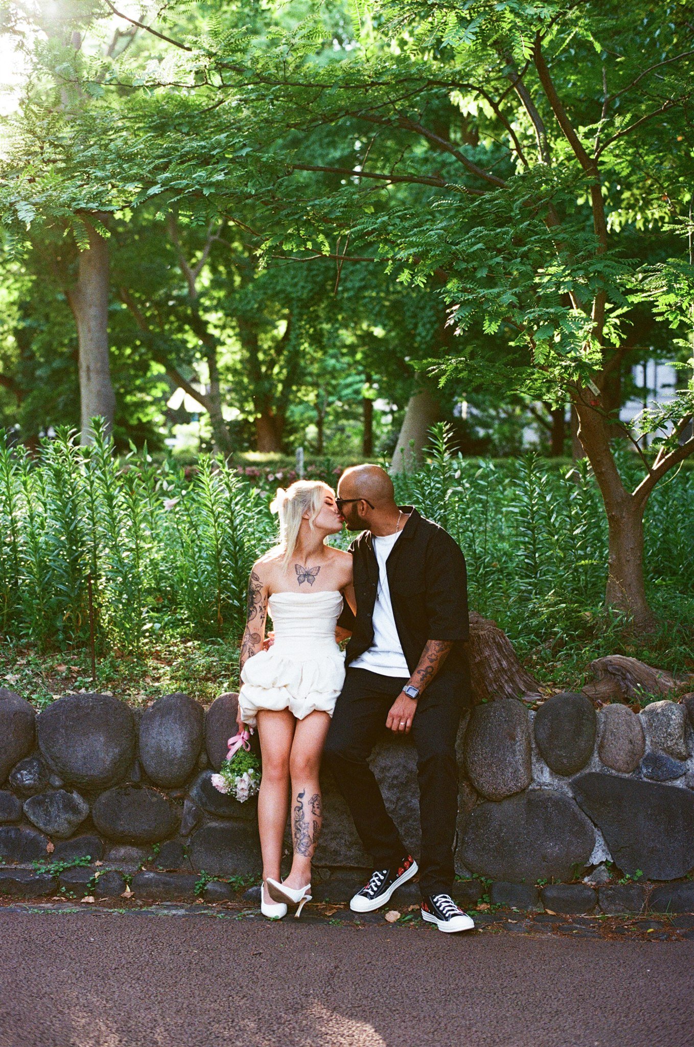 Tokyo elopement photographed on analog film