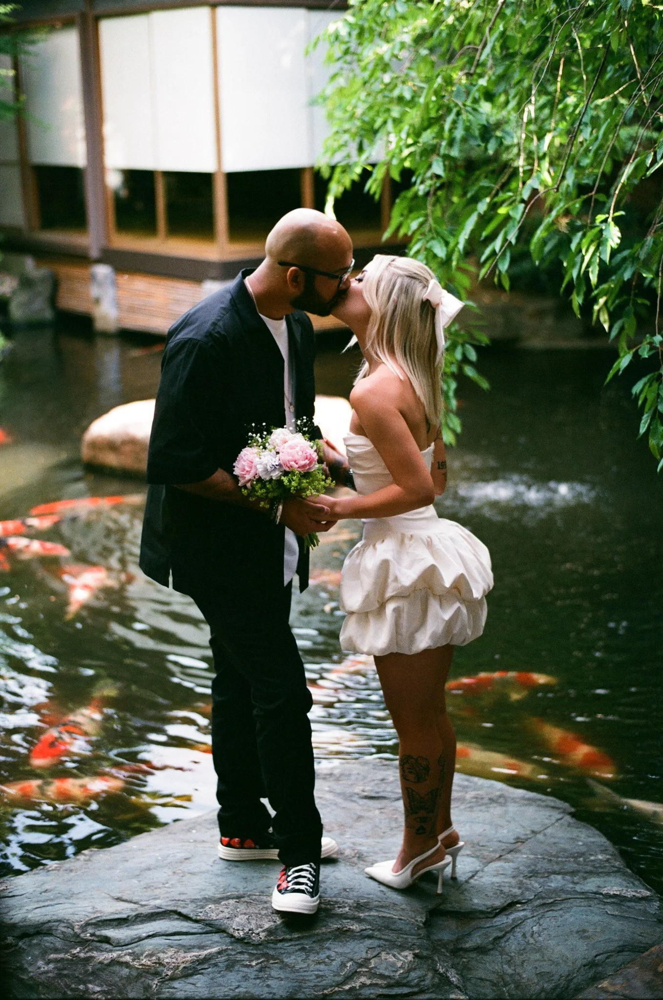 Analog film elopement photography Tokyo Japan