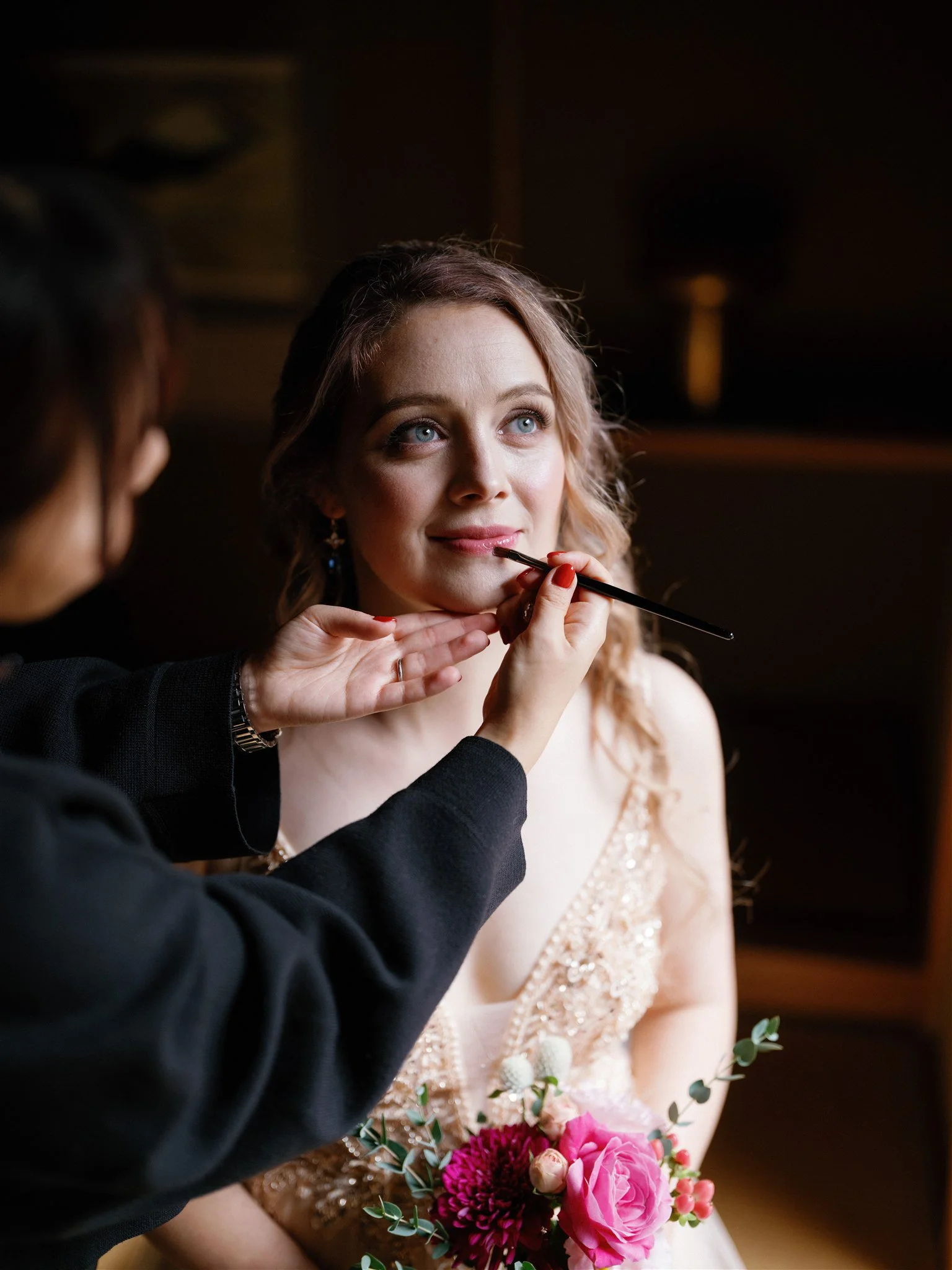 Elopement getting ready photo