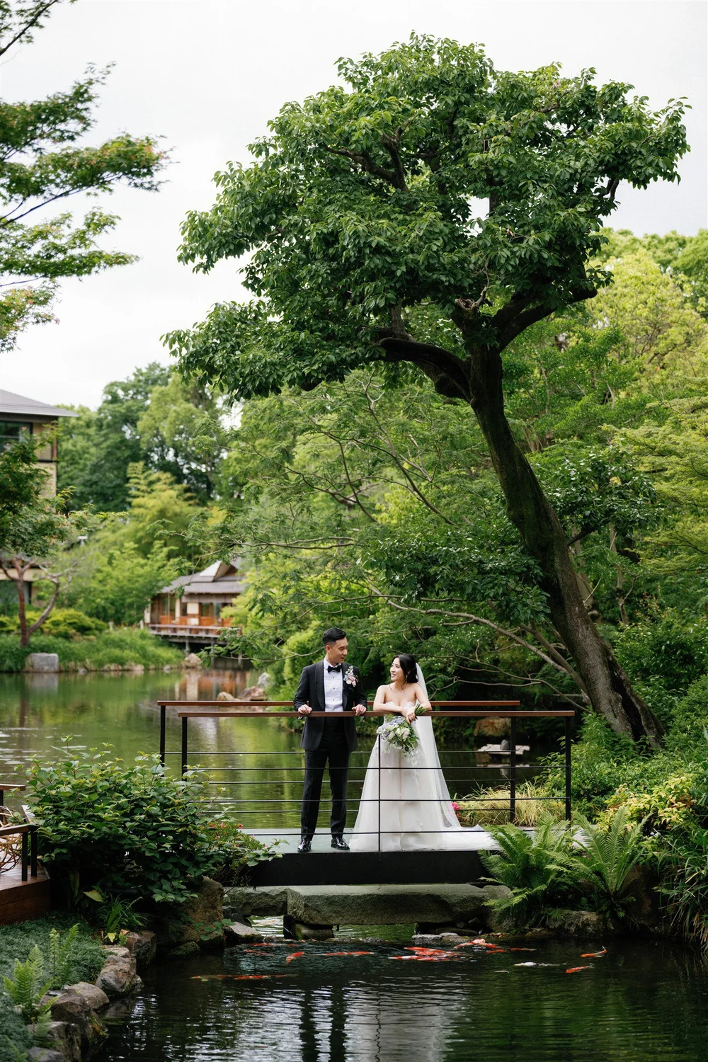 Four Seasons Hotel Kyoto wedding portrait