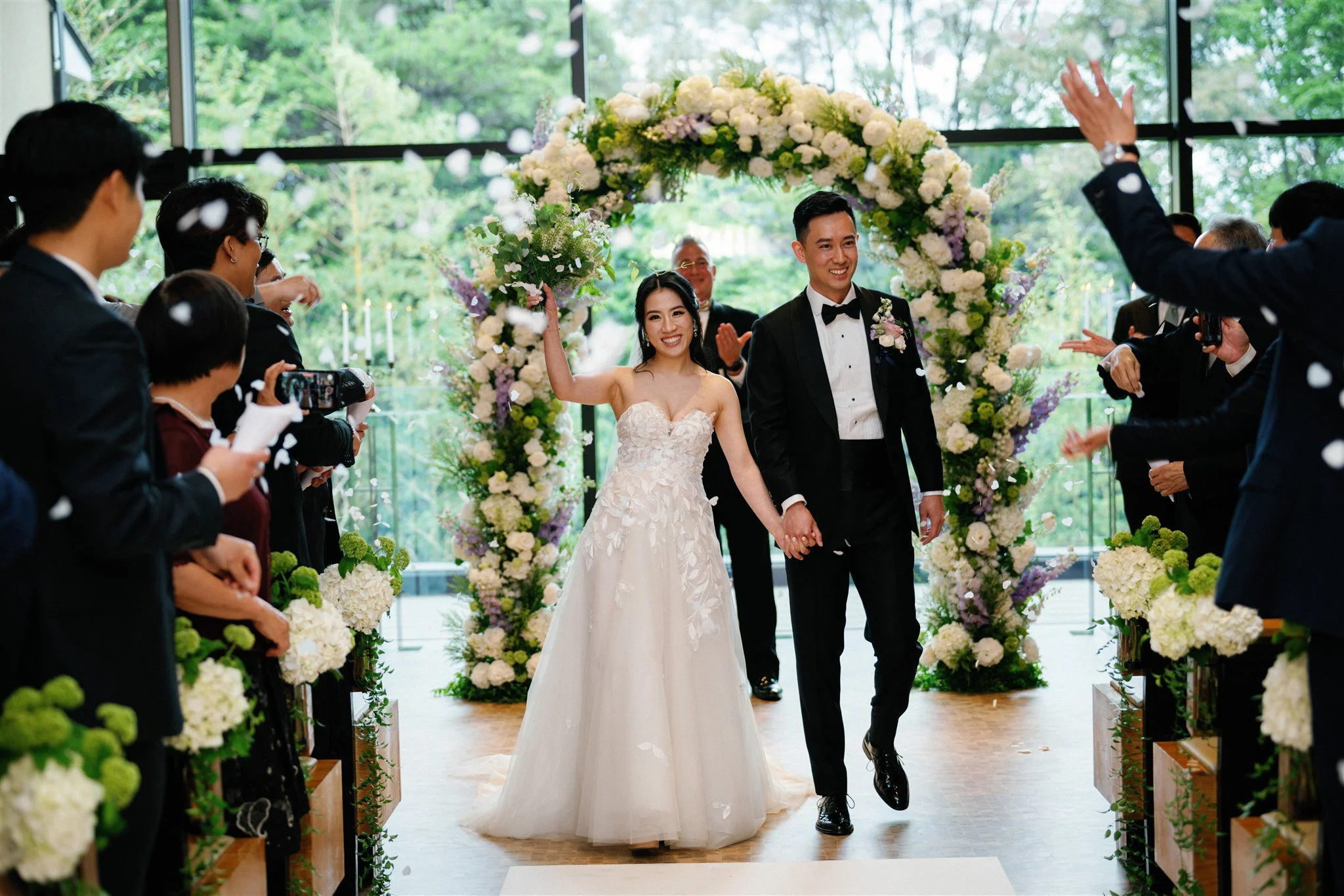 luxury wedding reception Four Seasons Kyoto