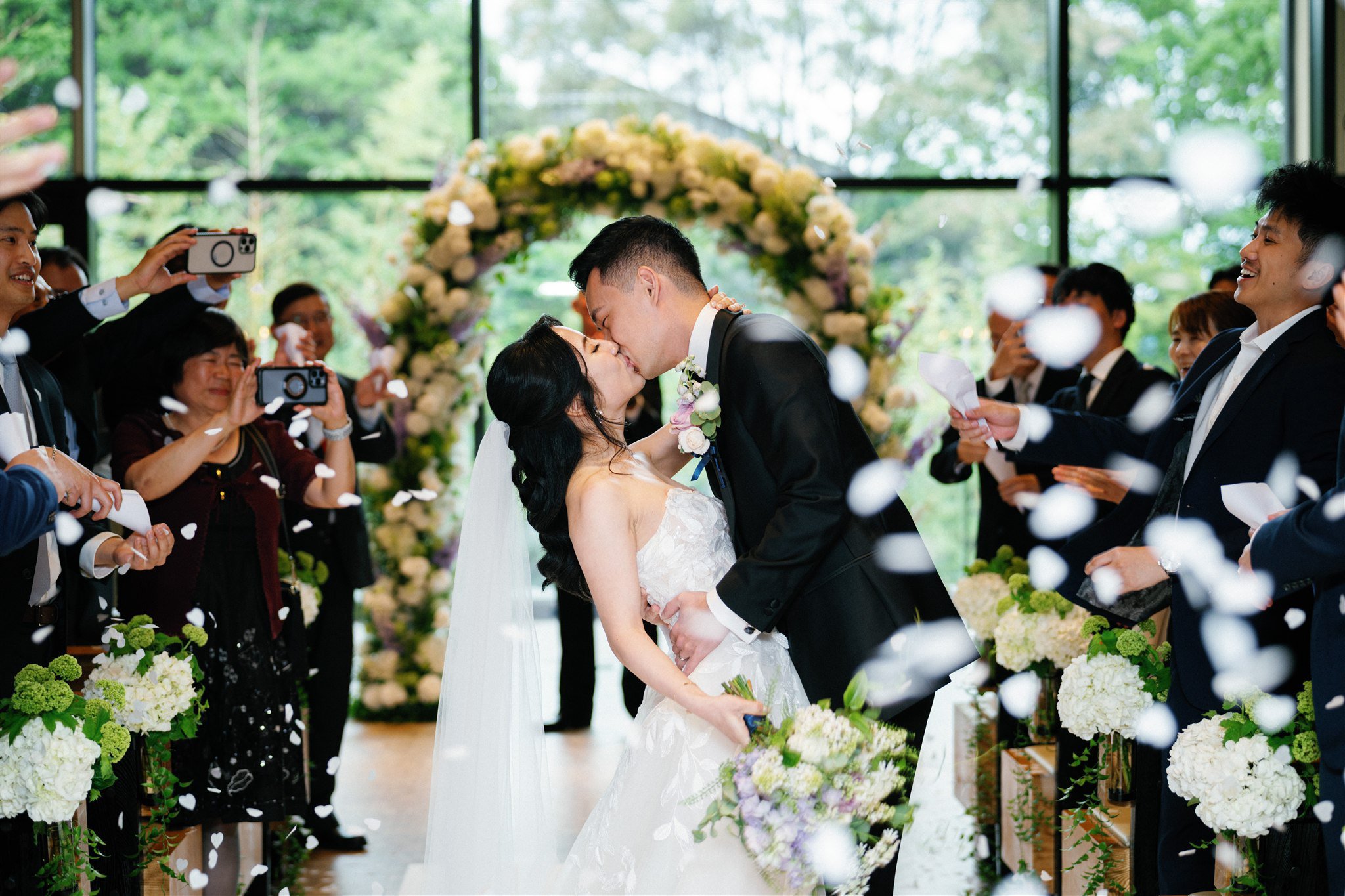 luxury wedding reception Four Seasons Kyoto