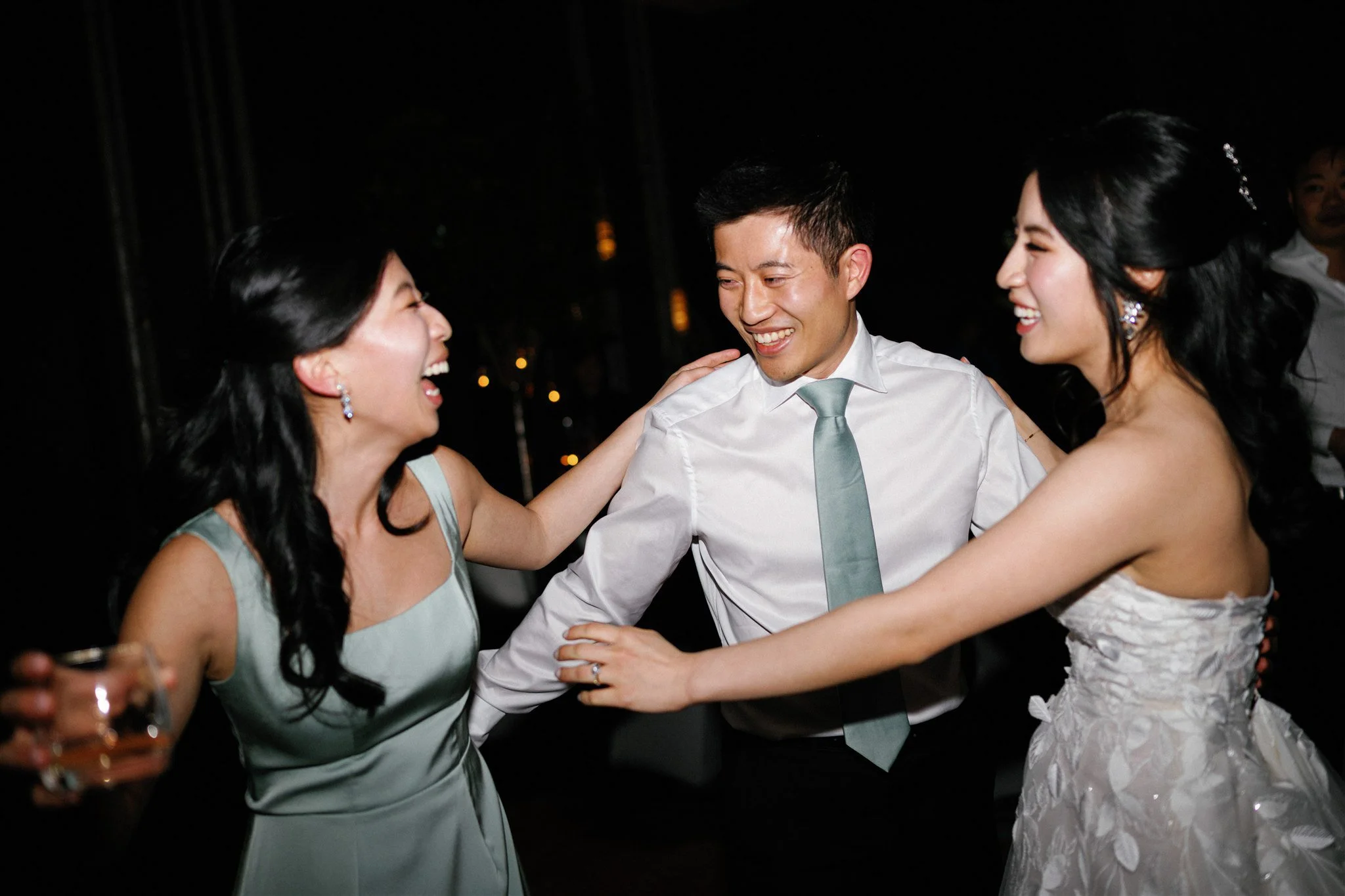 Bride dancing during Wedding Party