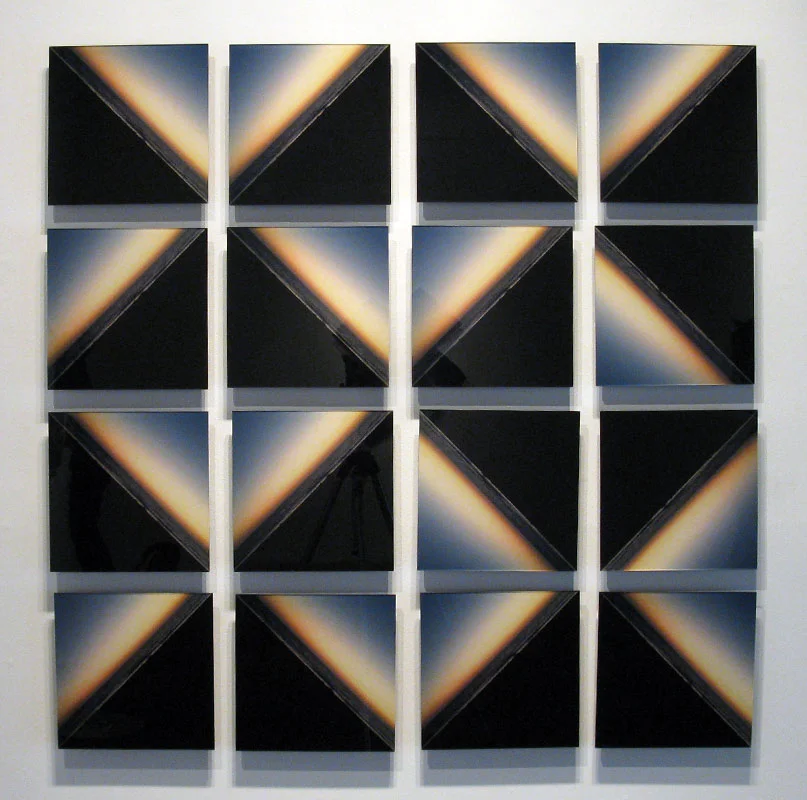 Unknowable Arrangement (Approx. 4.3 Billion Sunsets) (another arrangement) 16 C prints on plexi 44" x 44" 2013