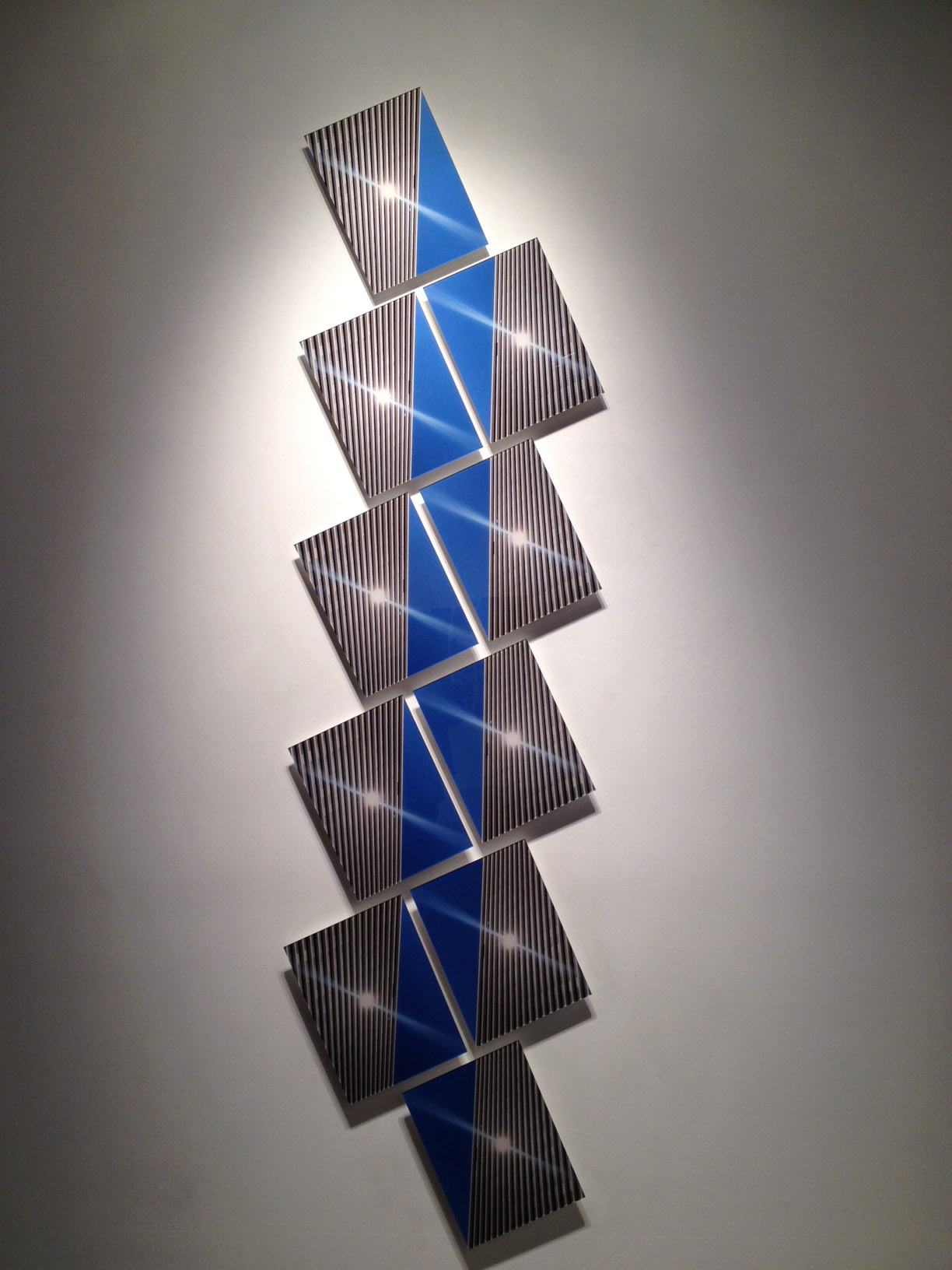 Monument 10 C prints on plexi 110" x 32" 2013