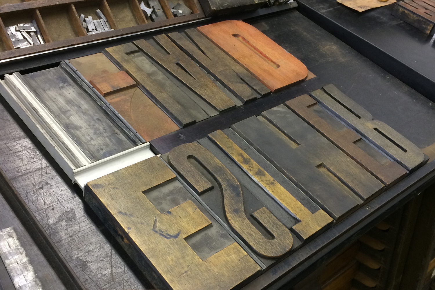 Letterpress Workshop. Wood Type.