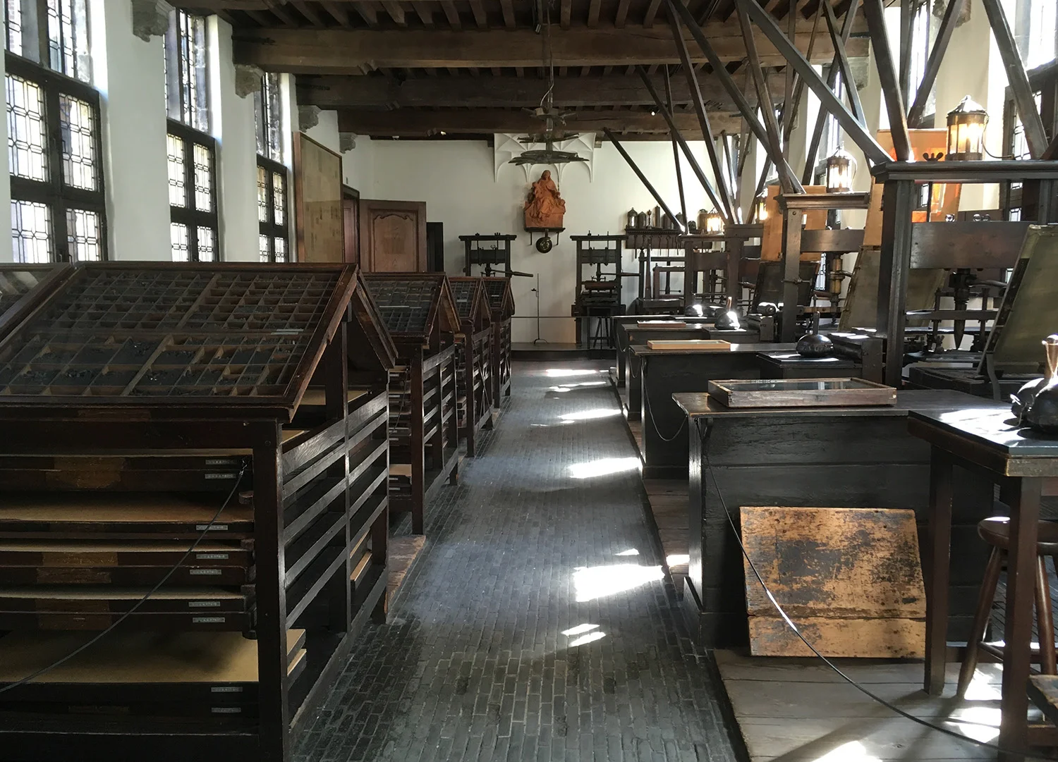 The print shop, just waiting to be used.