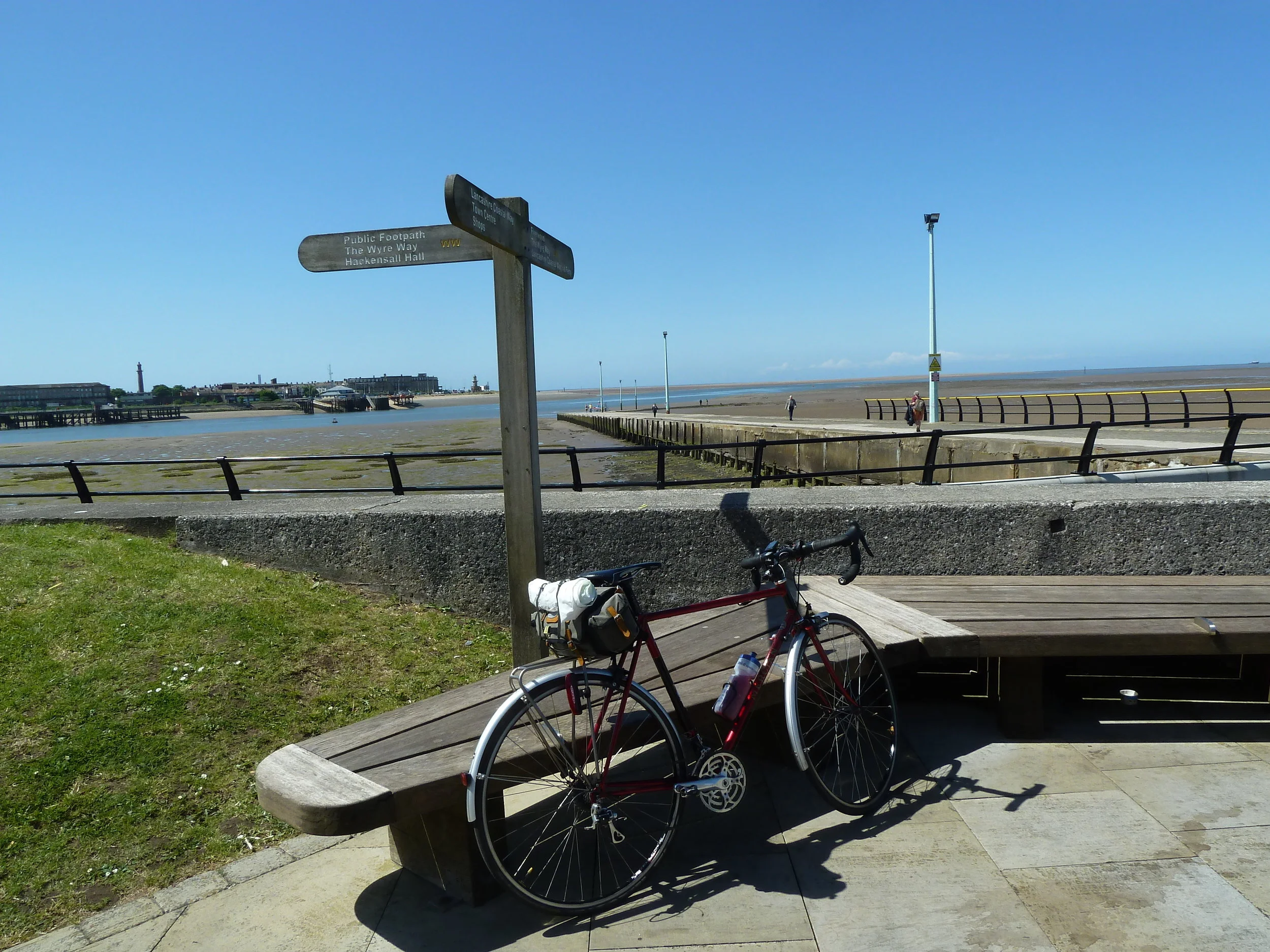 May 21st - ready to catch the Knott End to Fleetwood ferry