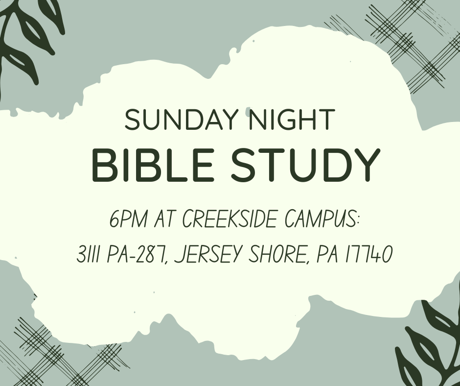 Sunday Night Bible Study