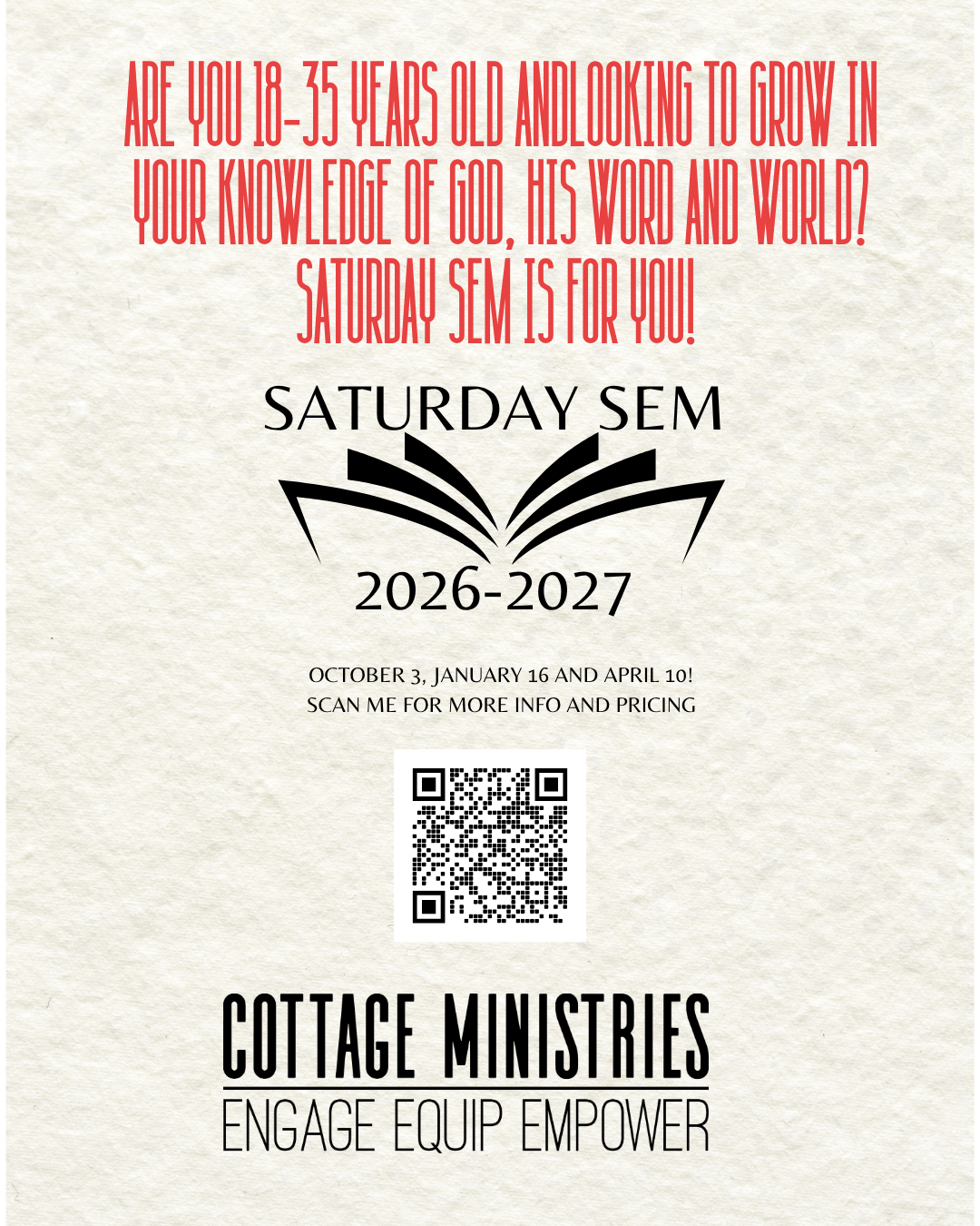 2026-2027 Saturday Sem