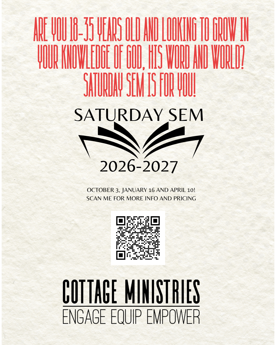 2026-2027 Saturday Sem