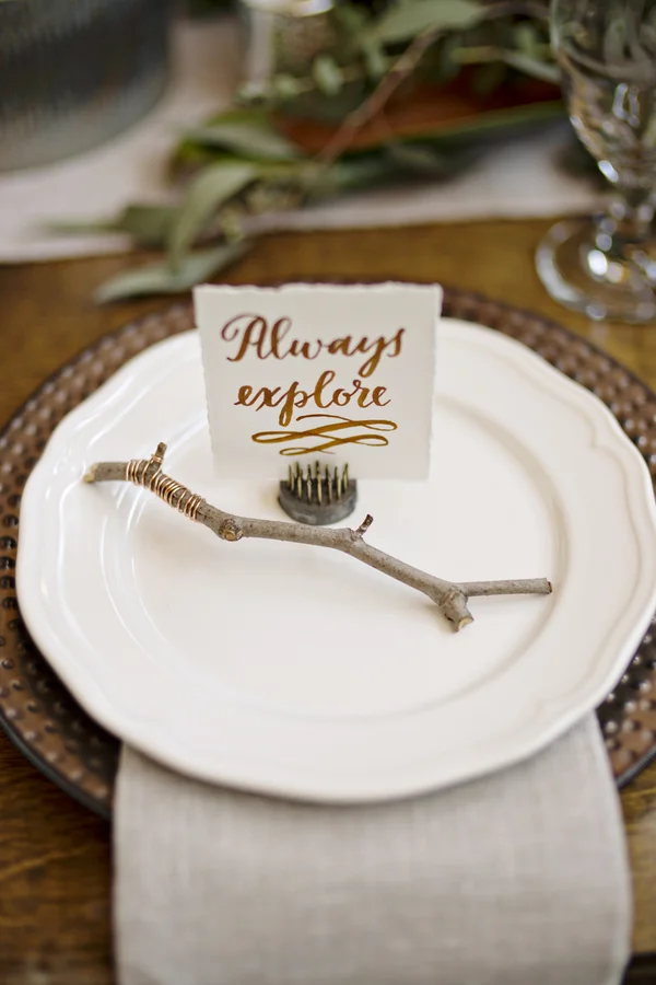 Rustik Dukning Till Brollop