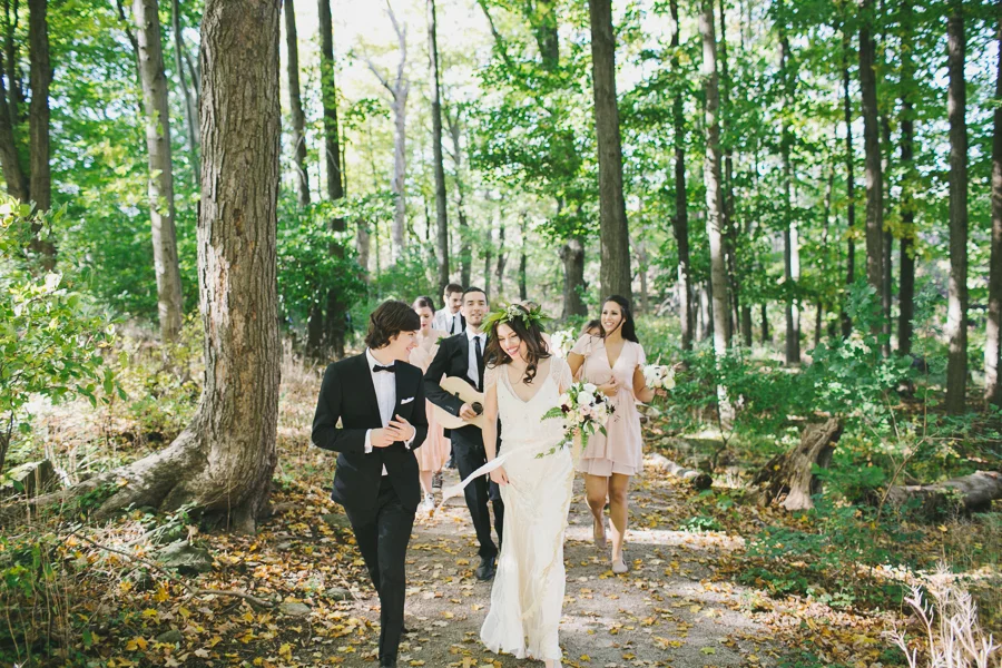 En hyllning till skogen som bröllopsplats