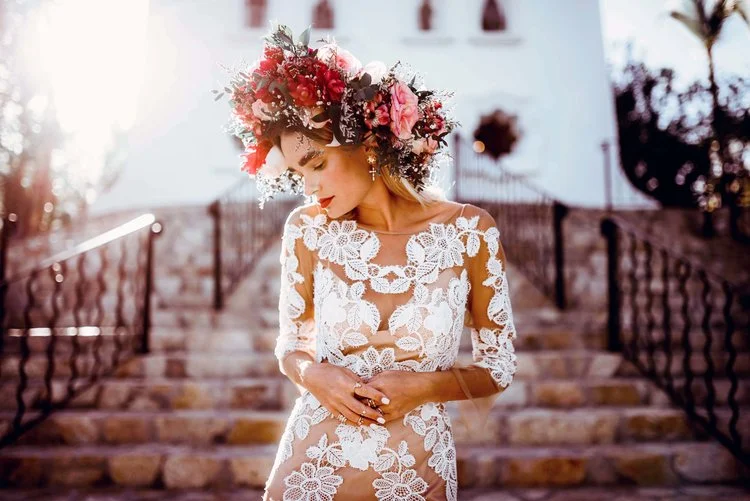 Vackra bröllopsklänningar och edgy styling från Rue de Seine