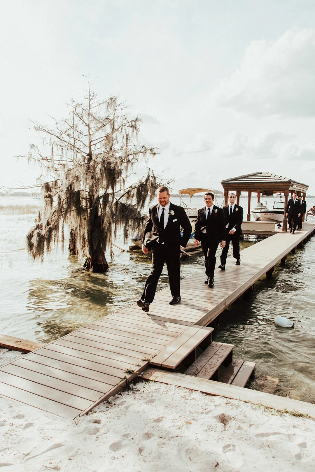 bröllop+vigsel+båt+brudgum