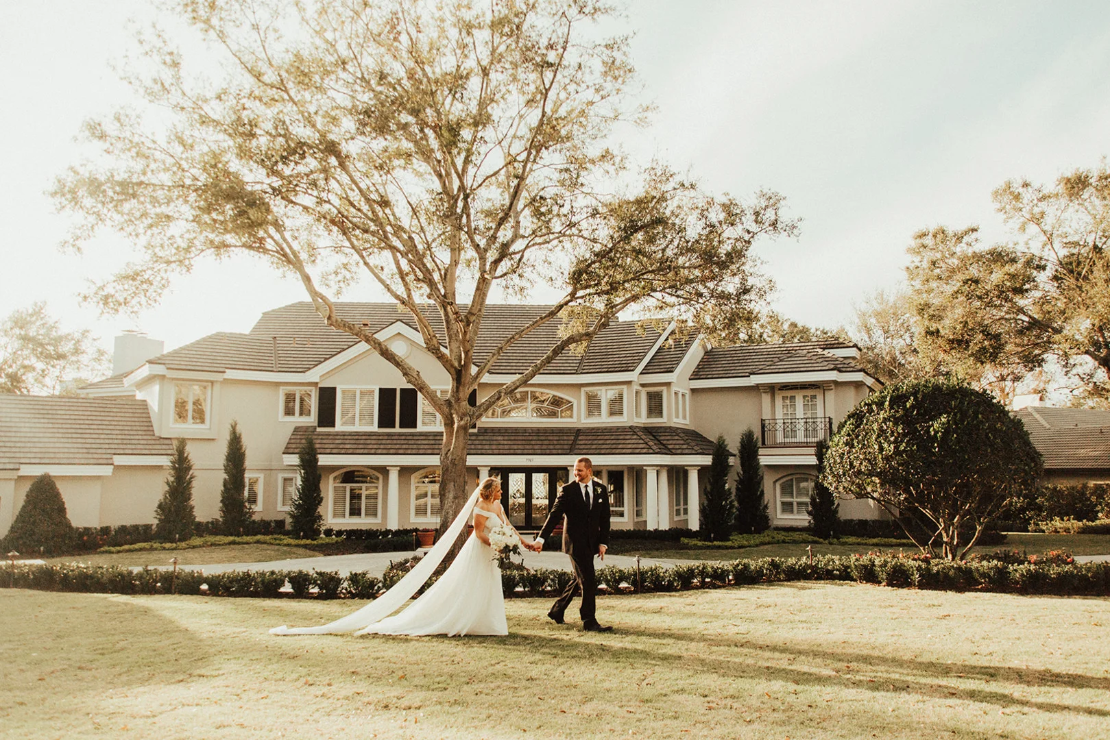 Vinterbröllop i varmt klimat med vacker färgpalett