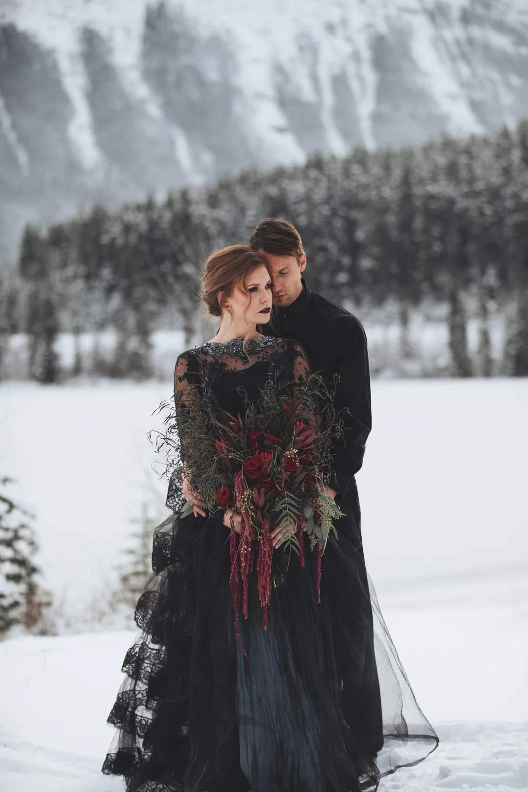 Breaking The Traditions In A Black Wedding Dress Breaking The Traditions In A Black Wedding Dress