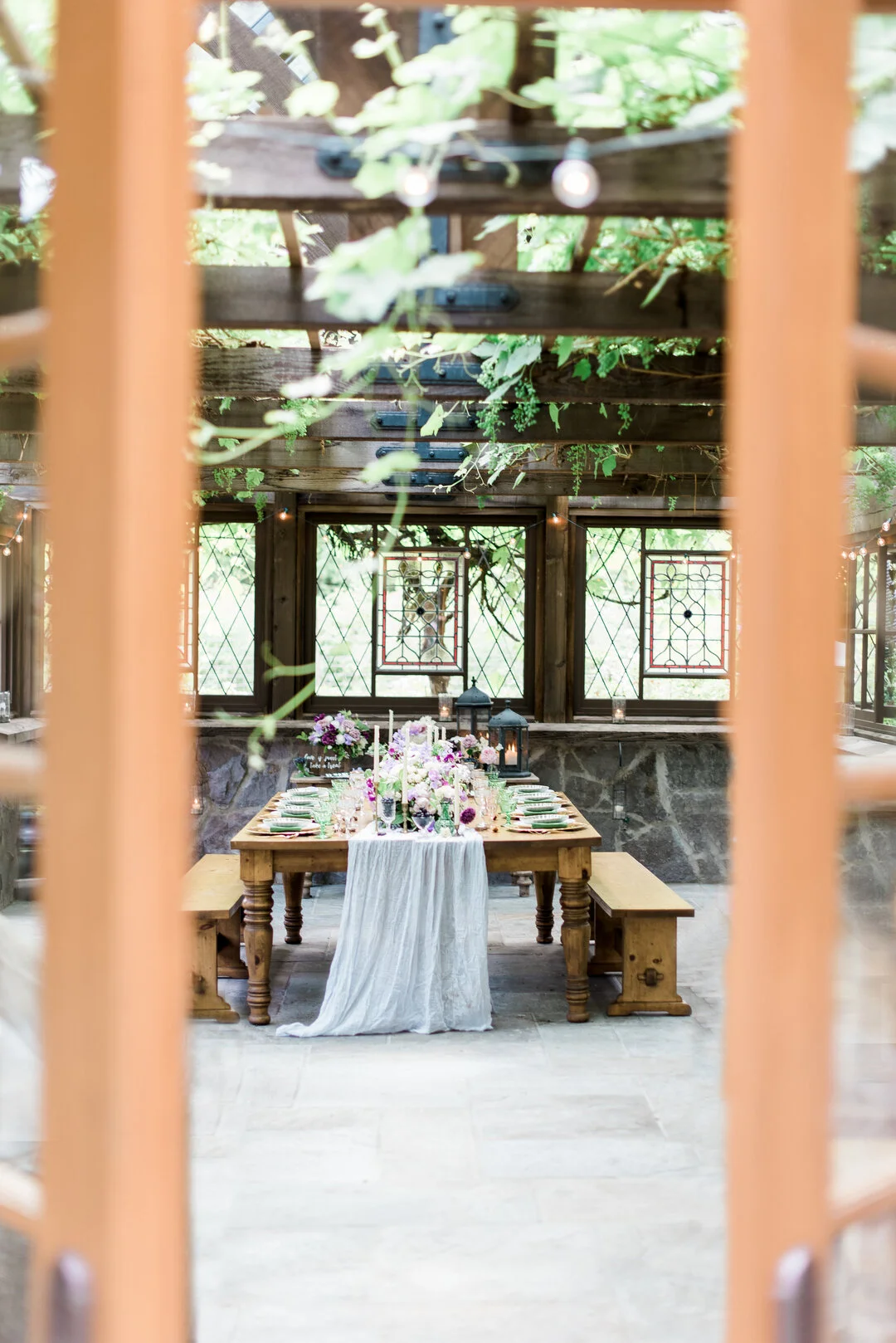 botanisk trädgård bröllop