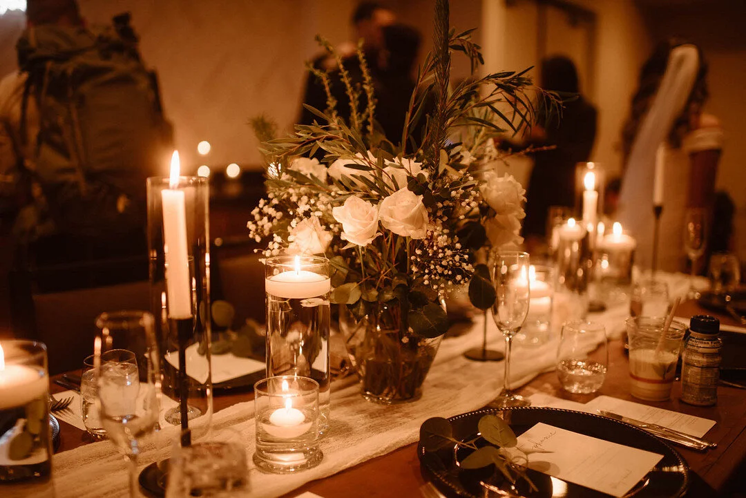 bordsdukning elopement