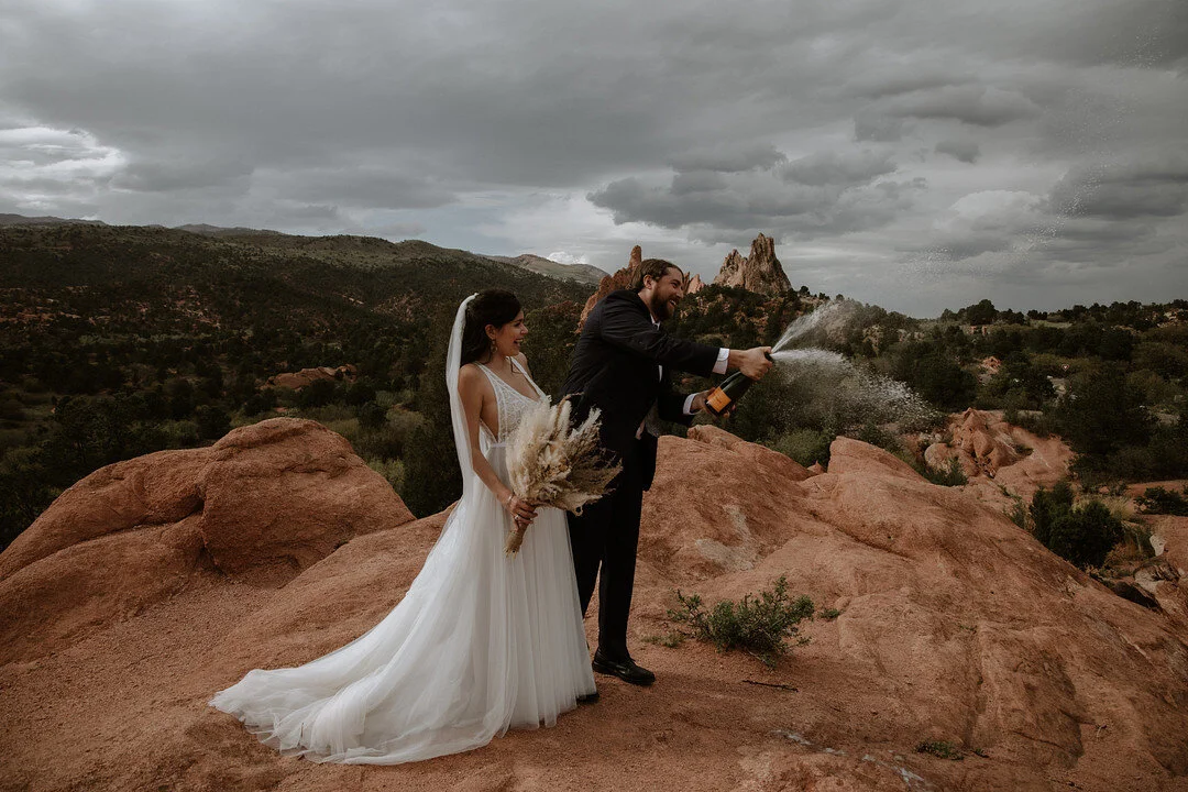 boho elopement