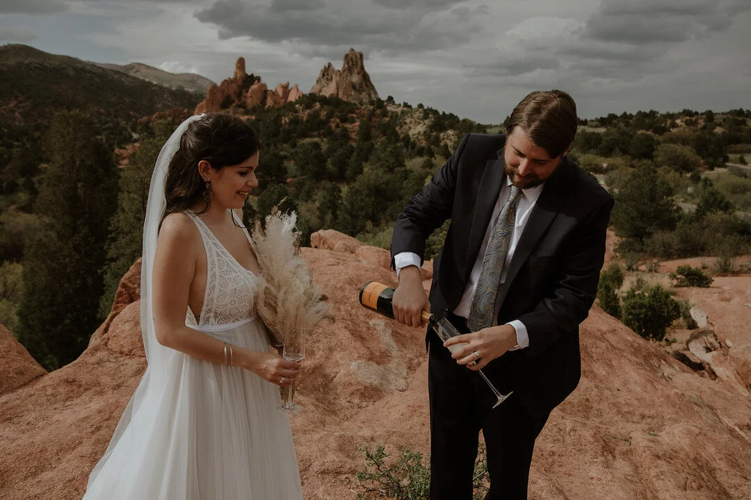 boho elopement