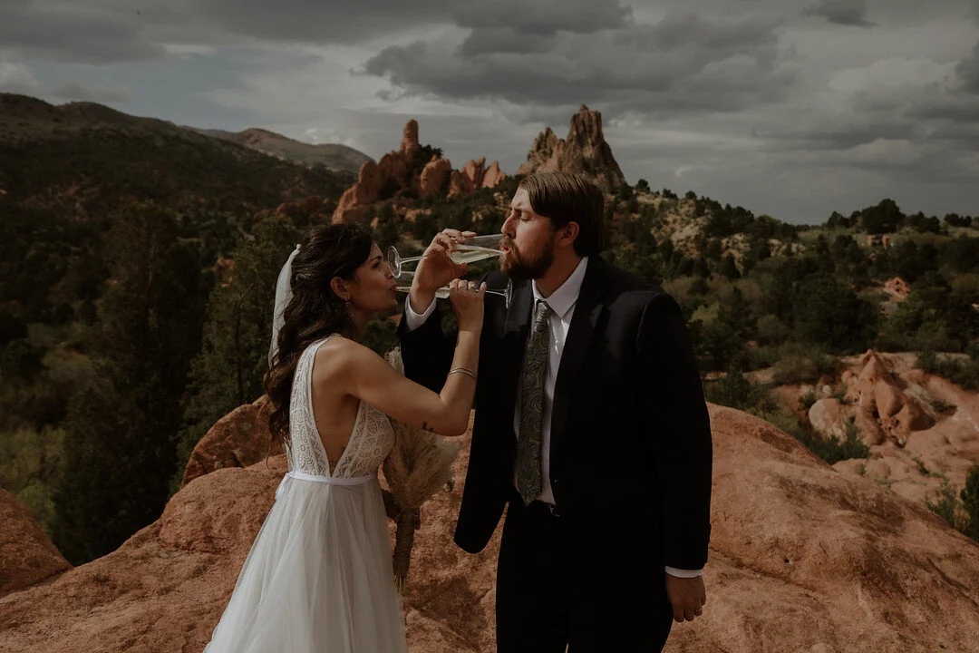 boho elopement