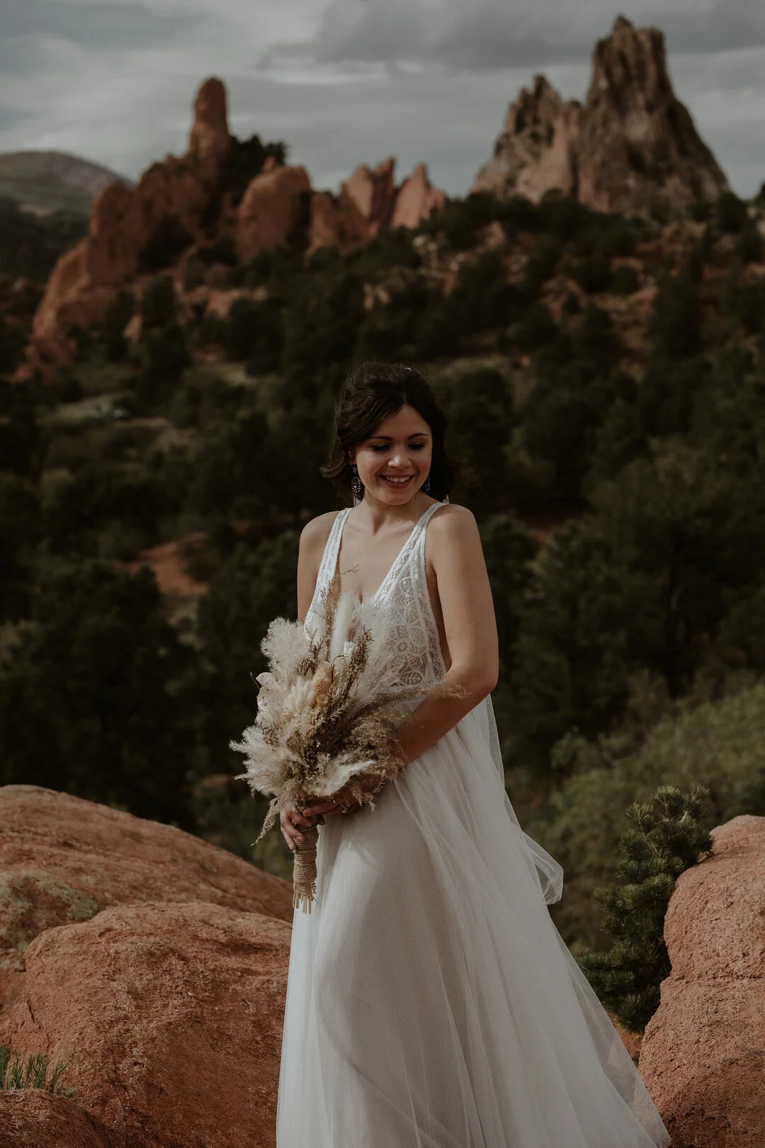 boho elopement
