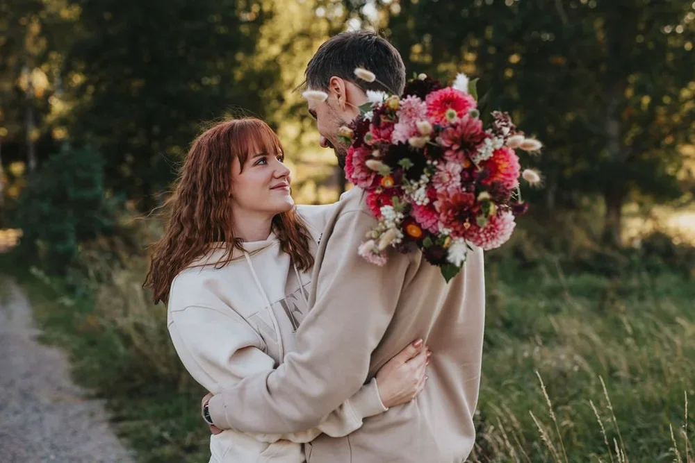 Personligt Septemberbröllop Med Drop In-Vigsel: Malin + Filip