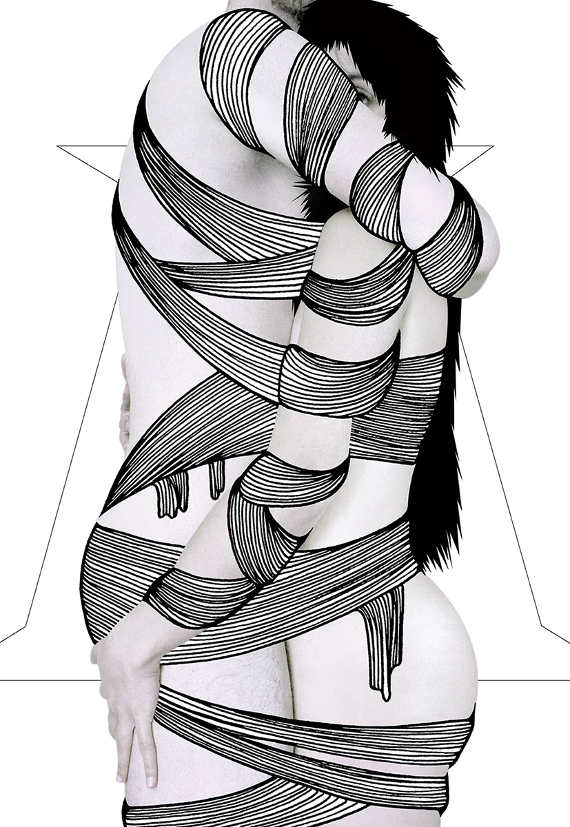 <font color="white"><span style="text-transform:uppercase"><b>IN THE<br>BETWEEN 1.0<br>WHITE</b><br>•<br>UNTITLED 06<br></font><font color="white"><label style="font-size:11px">(620 x 900mm)</font>