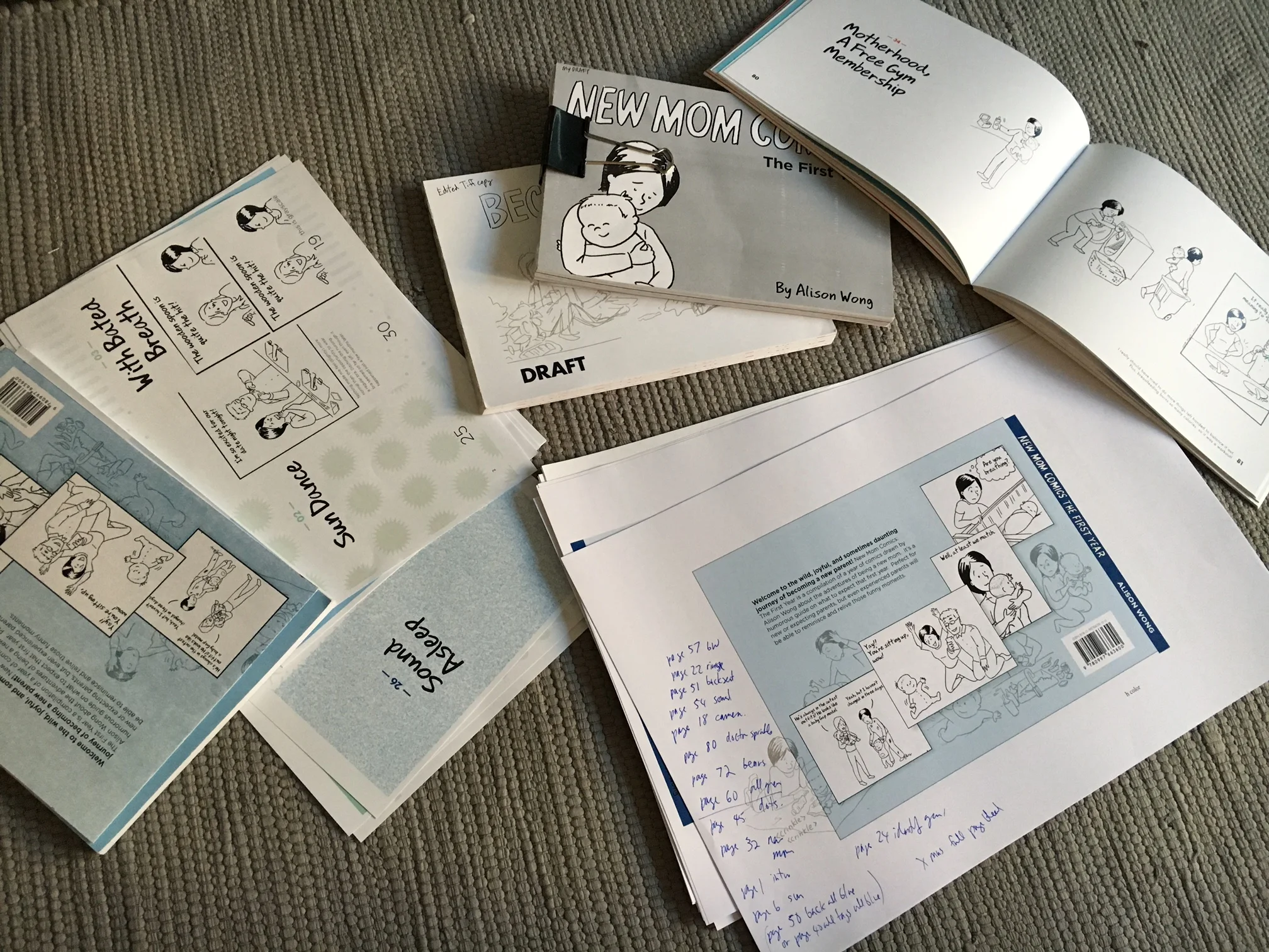 various early drafts