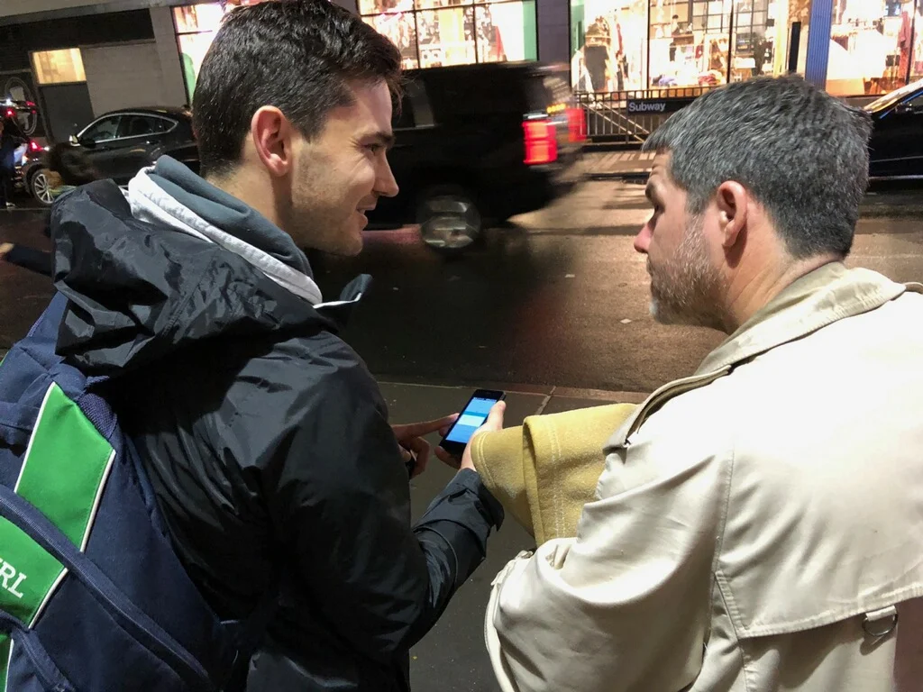 Blockchain for Change demonstrates the power of the Fummi platform on the streets of New York City. 