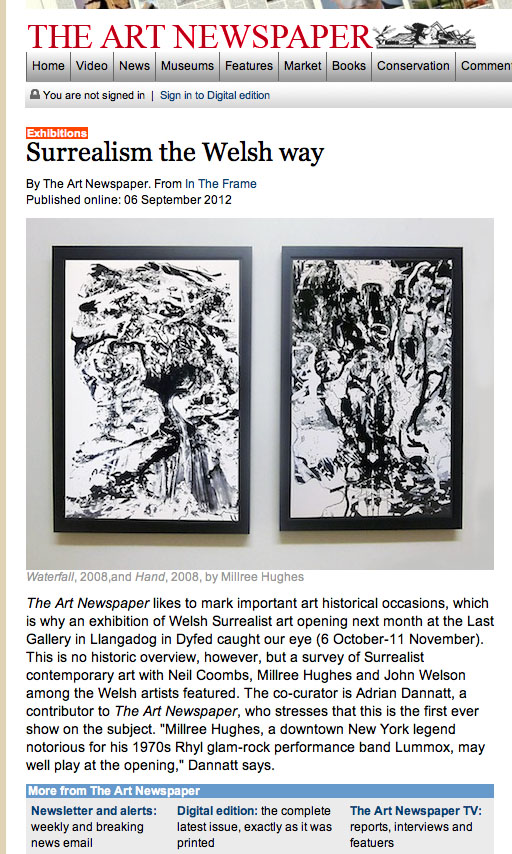 Article on Welsh Surrealism by Adrian Dannatt