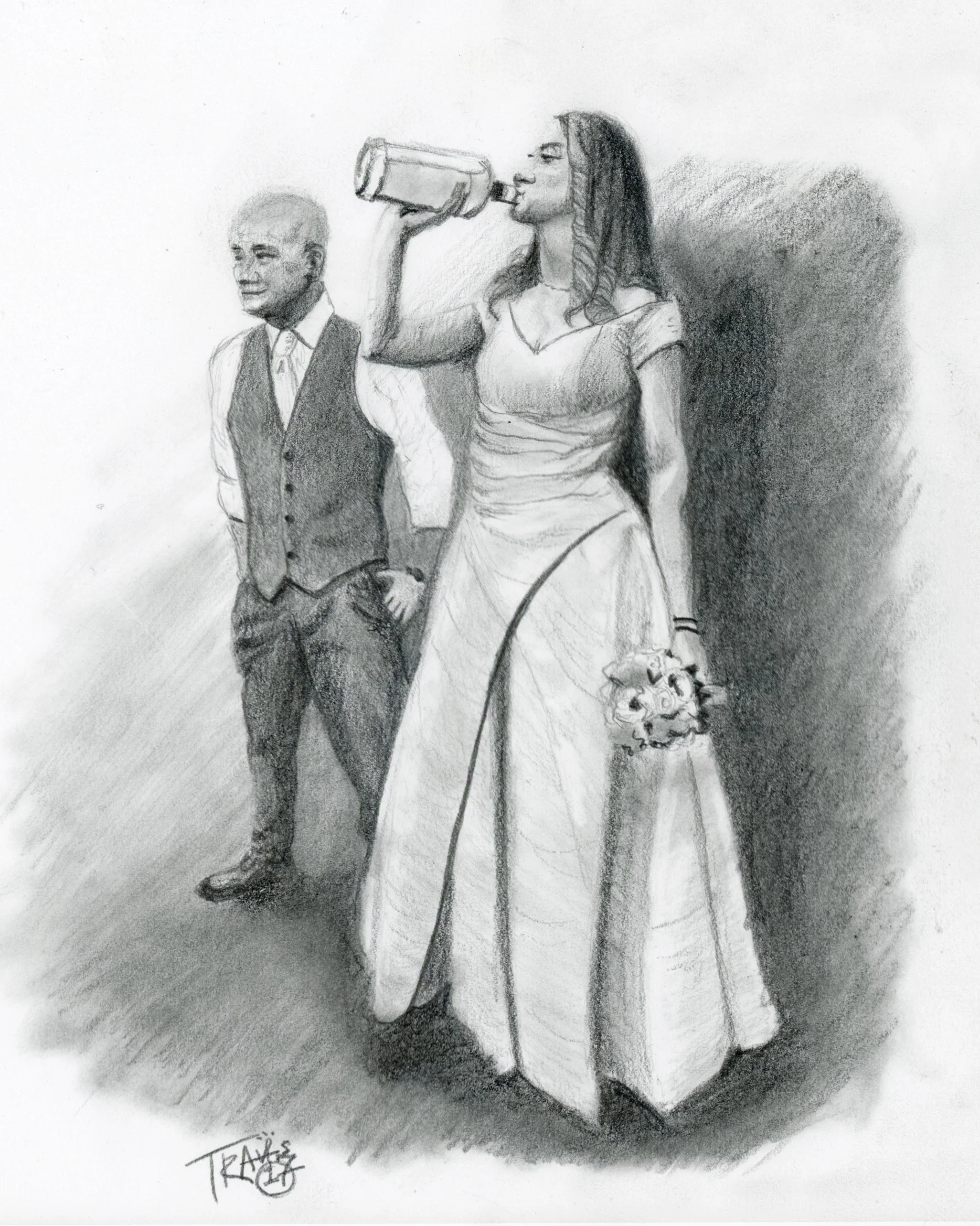Kevlar Kate's Wedding ~ 9x12in